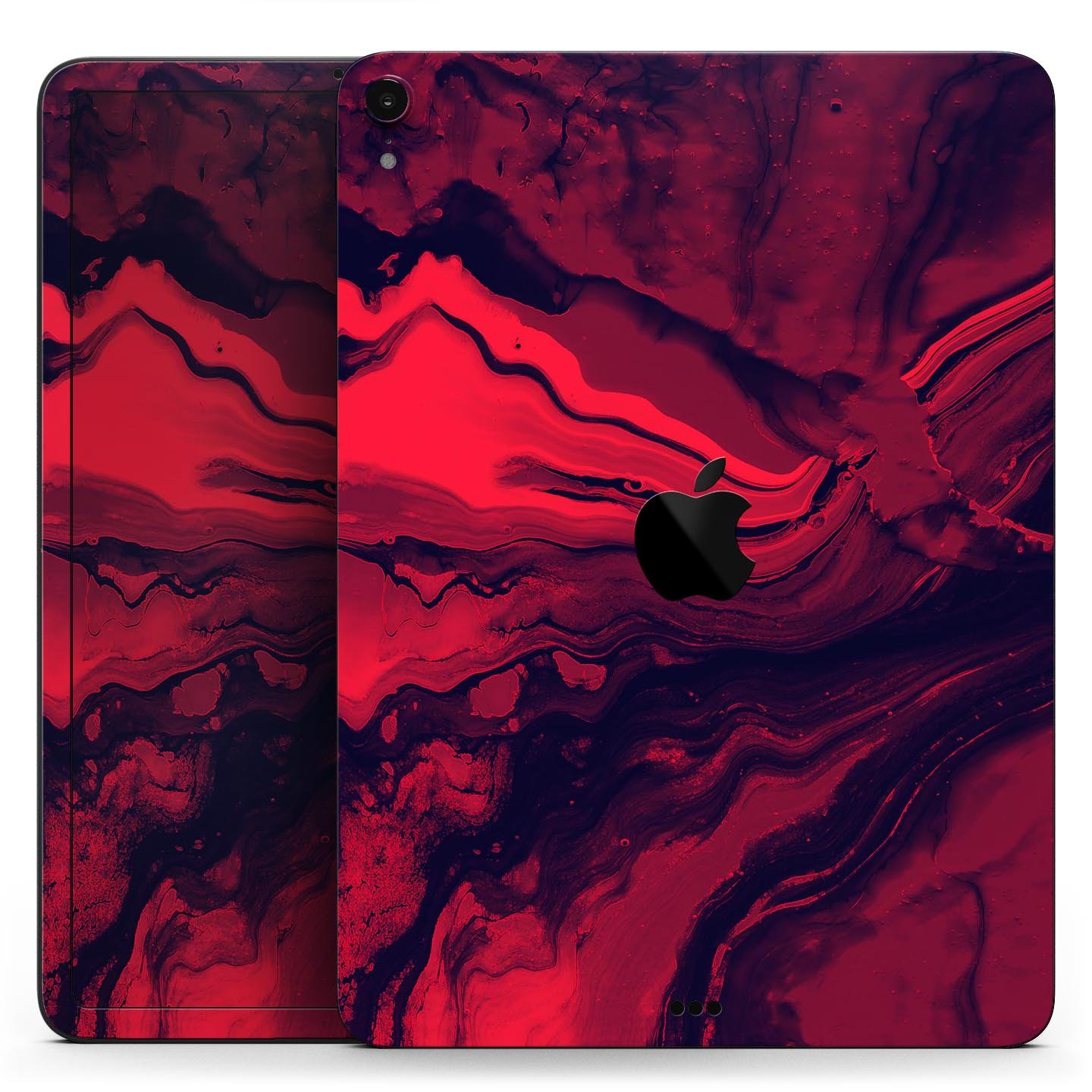 Liquid Abstract Paint Remix V6 skin decal for Apple devices, showcasing vibrant colors and intricate designs on a sleek surface.