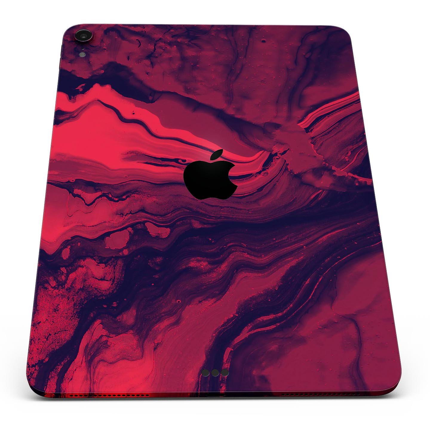 Liquid Abstract Paint Remix V6 skin decal for Apple devices, showcasing vibrant colors and intricate designs on a sleek surface.