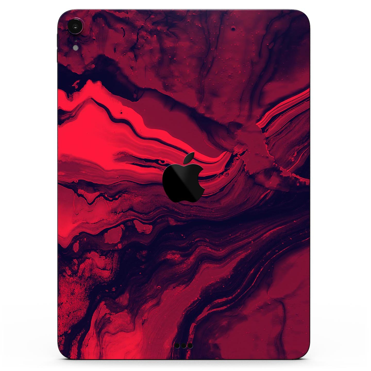 Liquid Abstract Paint Remix V6 skin decal for Apple devices, showcasing vibrant colors and intricate designs on a sleek surface.