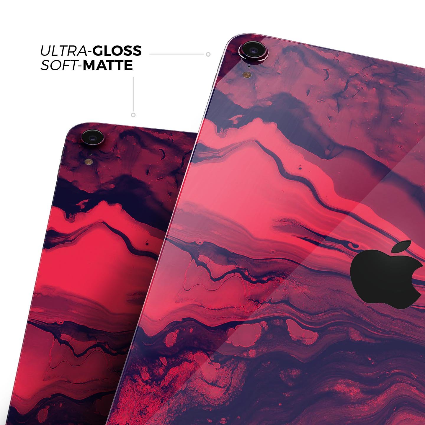 Liquid Abstract Paint Remix V6 skin decal for Apple devices, showcasing vibrant colors and intricate designs on a sleek surface.