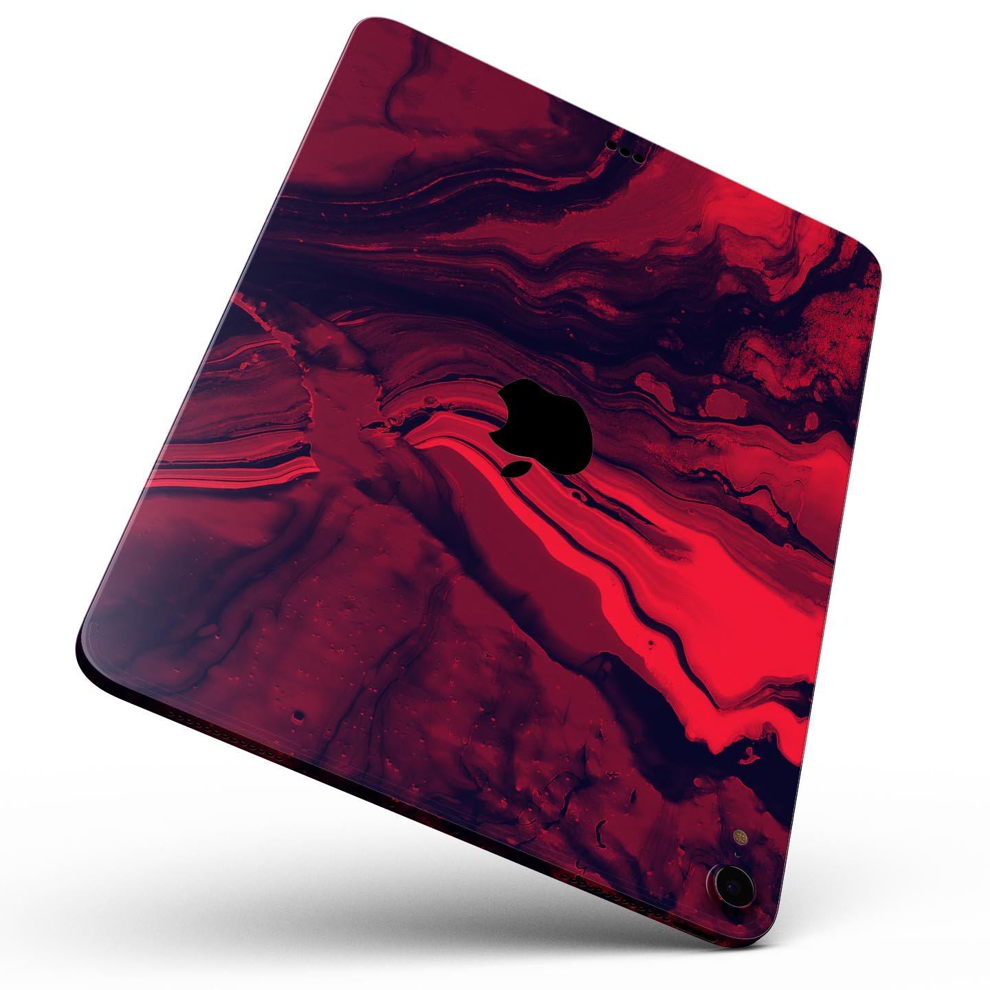 Liquid Abstract Paint Remix V6 skin decal for Apple devices, showcasing vibrant colors and intricate designs on a sleek surface.