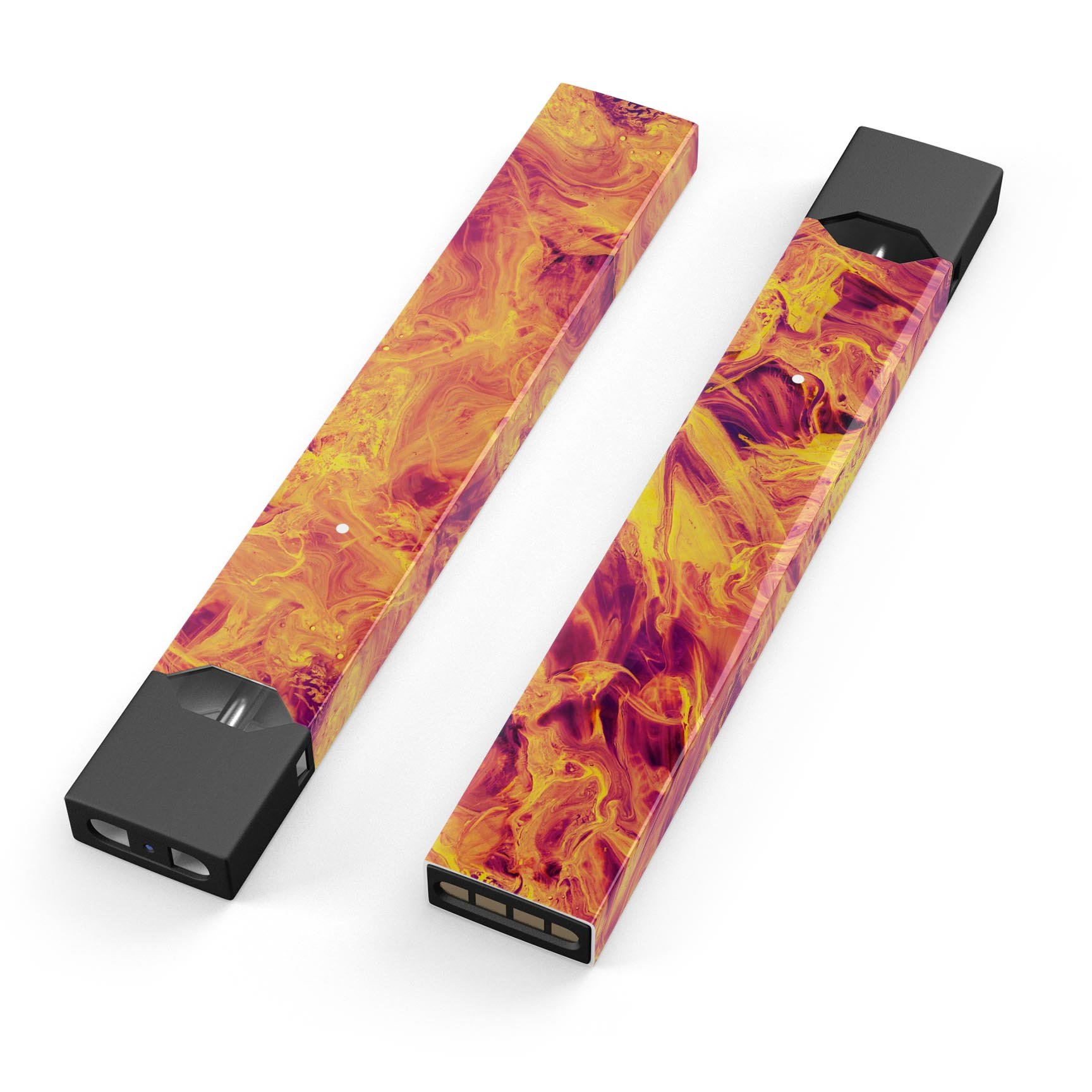 Liquid Abstract Paint Remix V62 skin-wrap for JUUL device, featuring vibrant colors and a protective design.