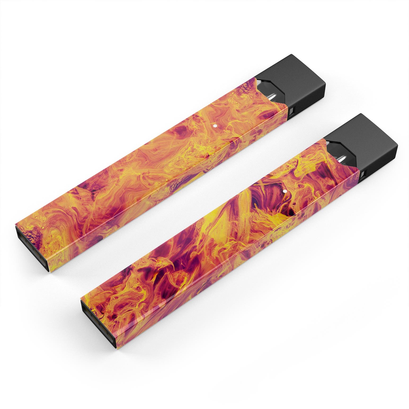 Liquid Abstract Paint Remix V62 skin-wrap for JUUL device, featuring vibrant colors and a protective design.