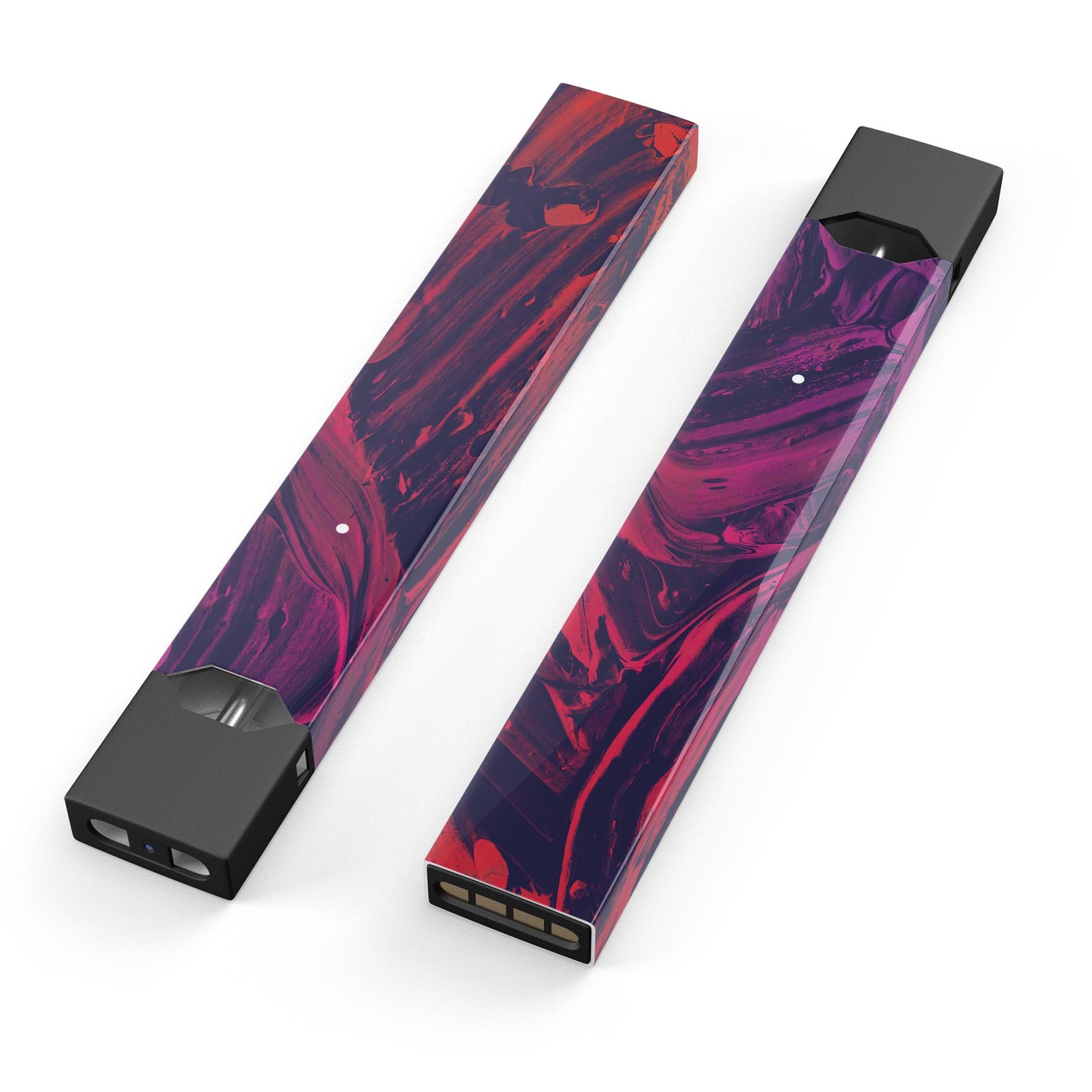 Liquid Abstract Paint Remix V67 skin wrap for JUUL device, showcasing vibrant colors and precise cut for a perfect fit.