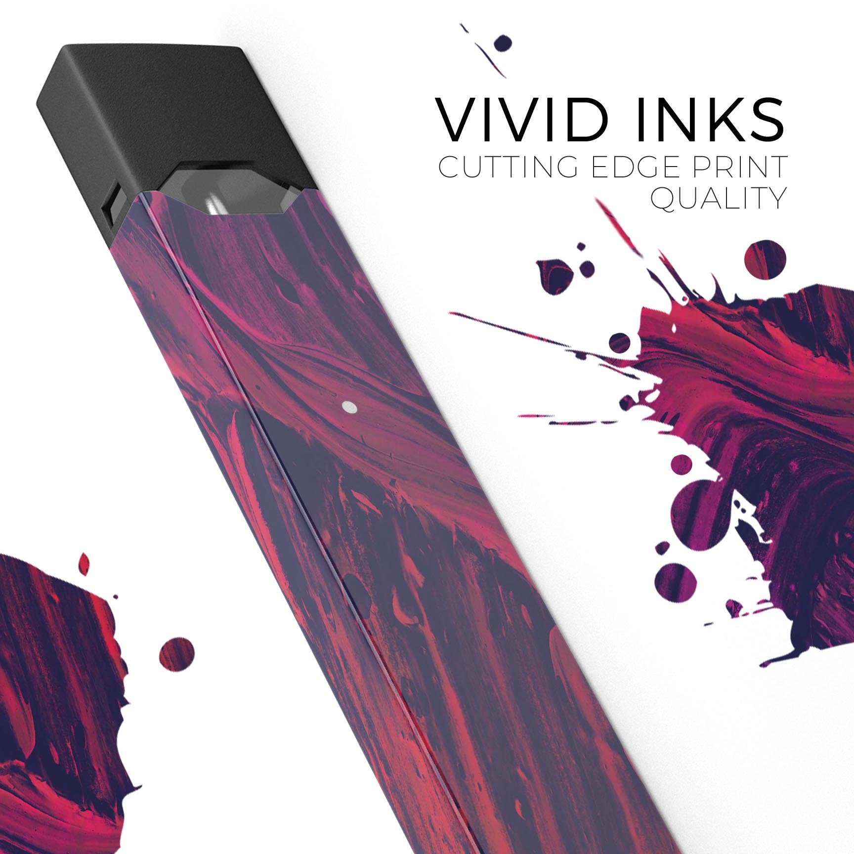 Liquid Abstract Paint Remix V67 skin wrap for JUUL device, showcasing vibrant colors and precise cut for a perfect fit.