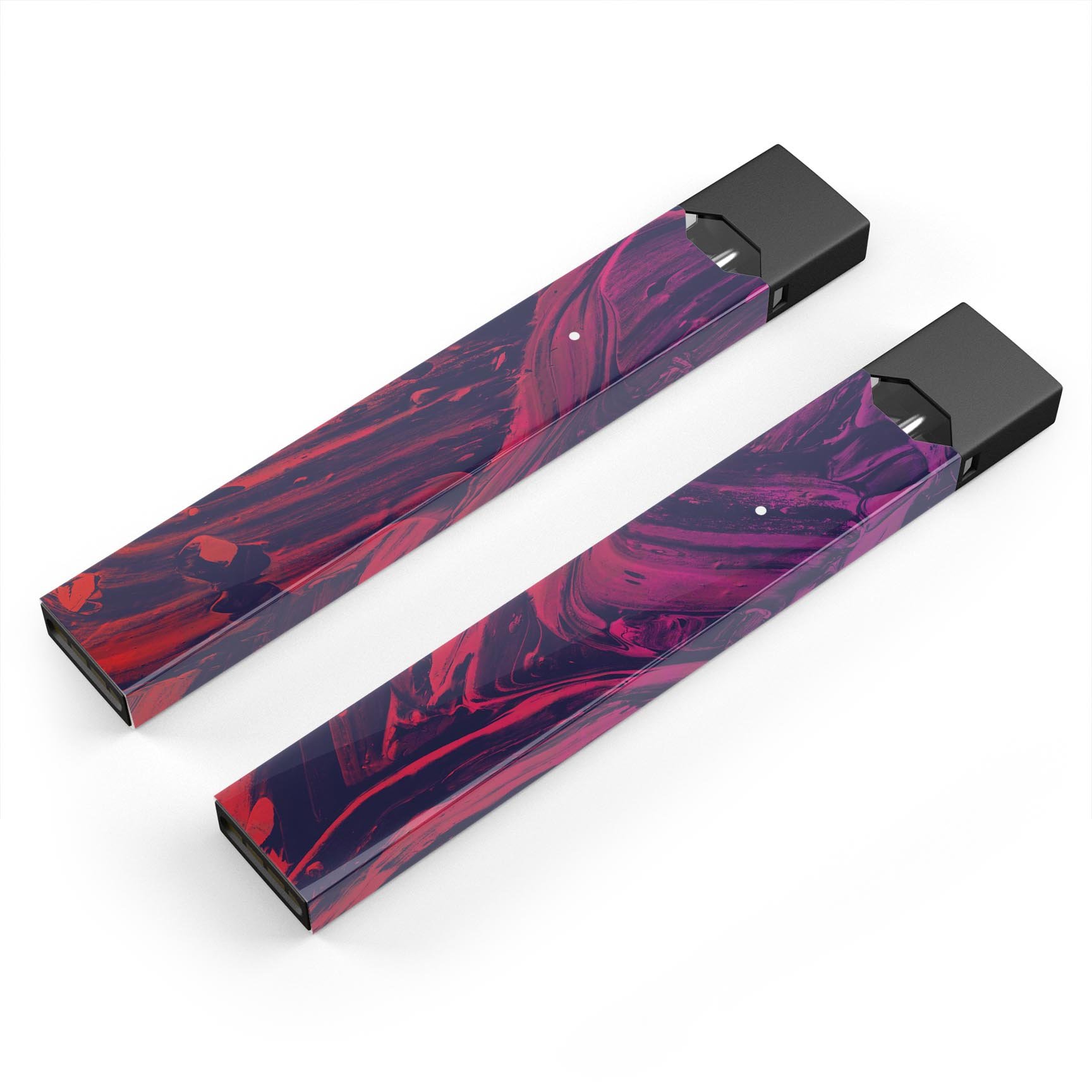 Liquid Abstract Paint Remix V67 skin wrap for JUUL device, showcasing vibrant colors and precise cut for a perfect fit.