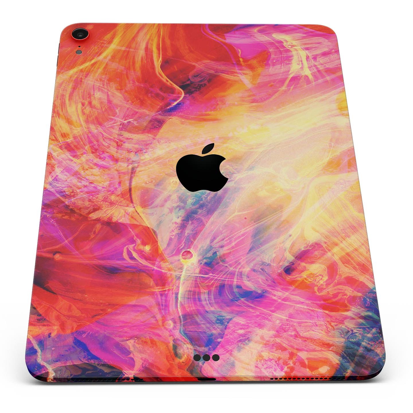 Liquid Abstract Paint Remix V69 full body skin decal for Apple devices, showcasing vibrant colors and a sleek design.