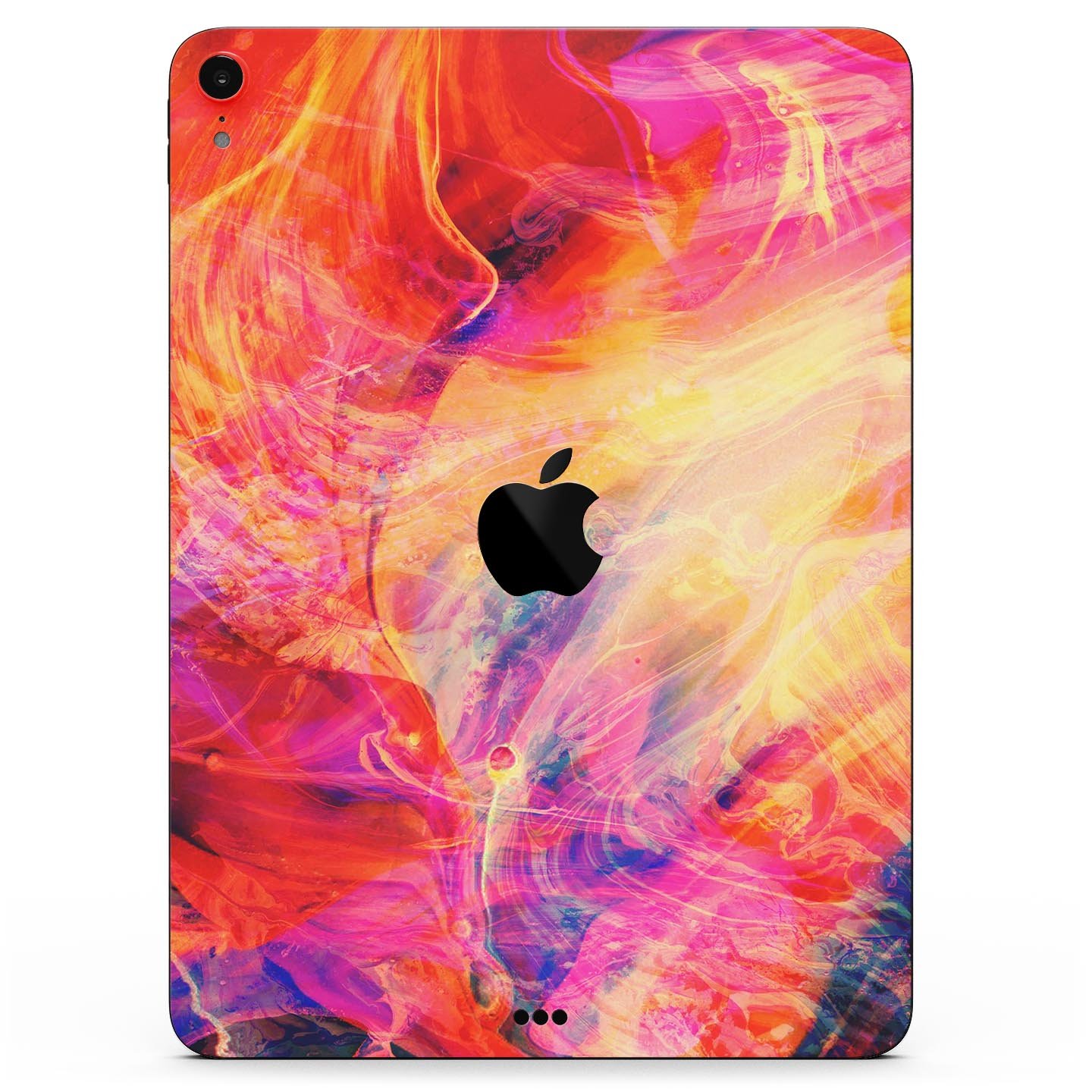 Liquid Abstract Paint Remix V69 full body skin decal for Apple devices, showcasing vibrant colors and a sleek design.