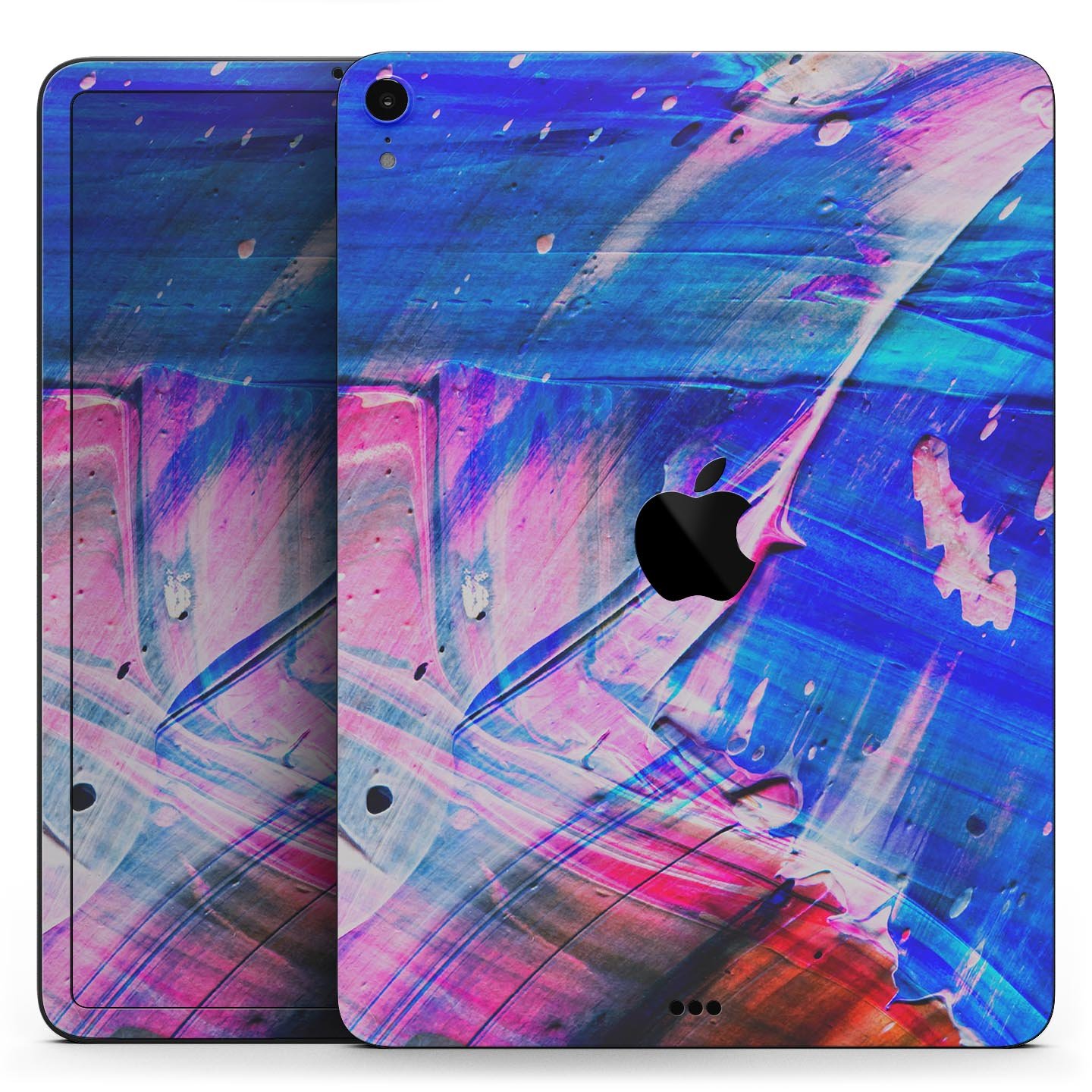 Liquid Abstract Paint Remix V77 full-body skin decal for Apple devices, showcasing vibrant abstract design and premium 3M material.