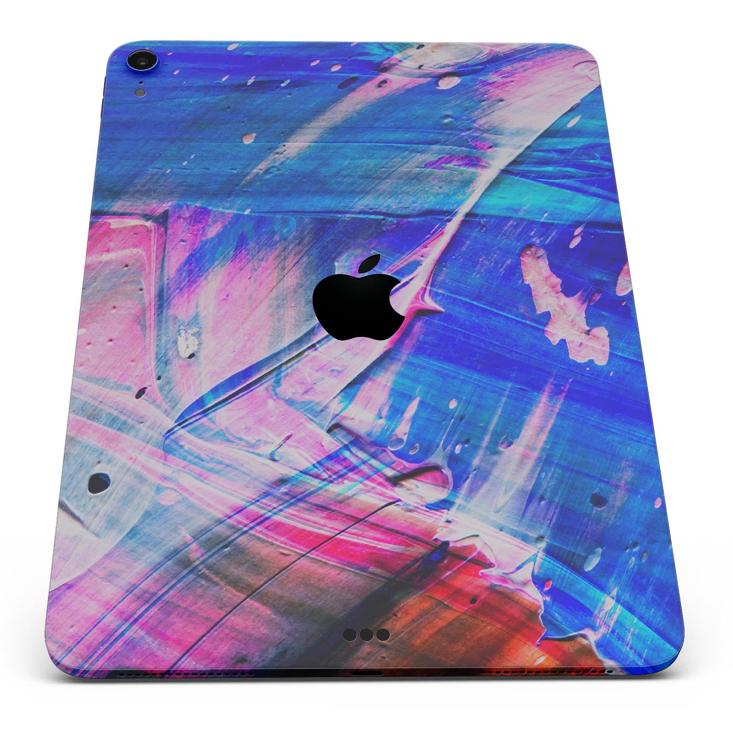 Liquid Abstract Paint Remix V77 full-body skin decal for Apple devices, showcasing vibrant abstract design and premium 3M material.