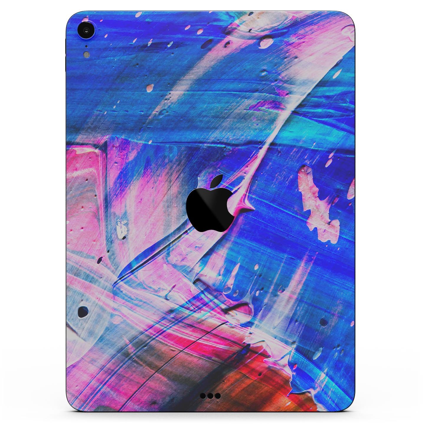 Liquid Abstract Paint Remix V77 full-body skin decal for Apple devices, showcasing vibrant abstract design and premium 3M material.