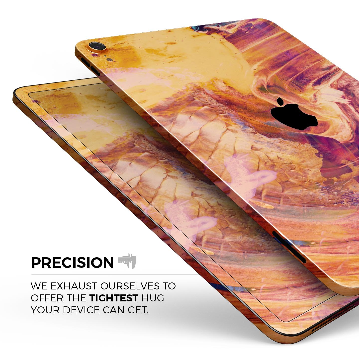 Liquid Abstract Paint Remix V70 skin decal for Apple devices, showcasing vibrant abstract design and premium 3M material.