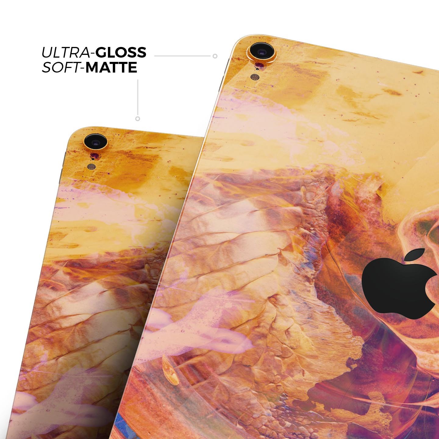 Liquid Abstract Paint Remix V70 skin decal for Apple devices, showcasing vibrant abstract design and premium 3M material.