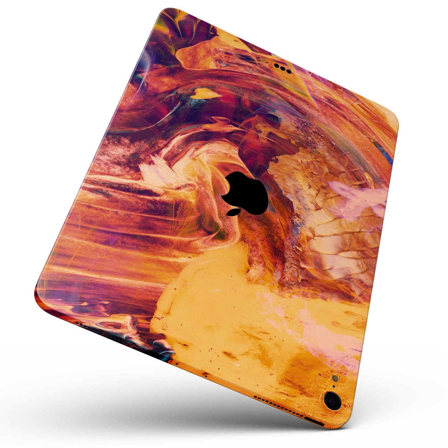 Liquid Abstract Paint Remix V70 skin decal for Apple devices, showcasing vibrant abstract design and premium 3M material.