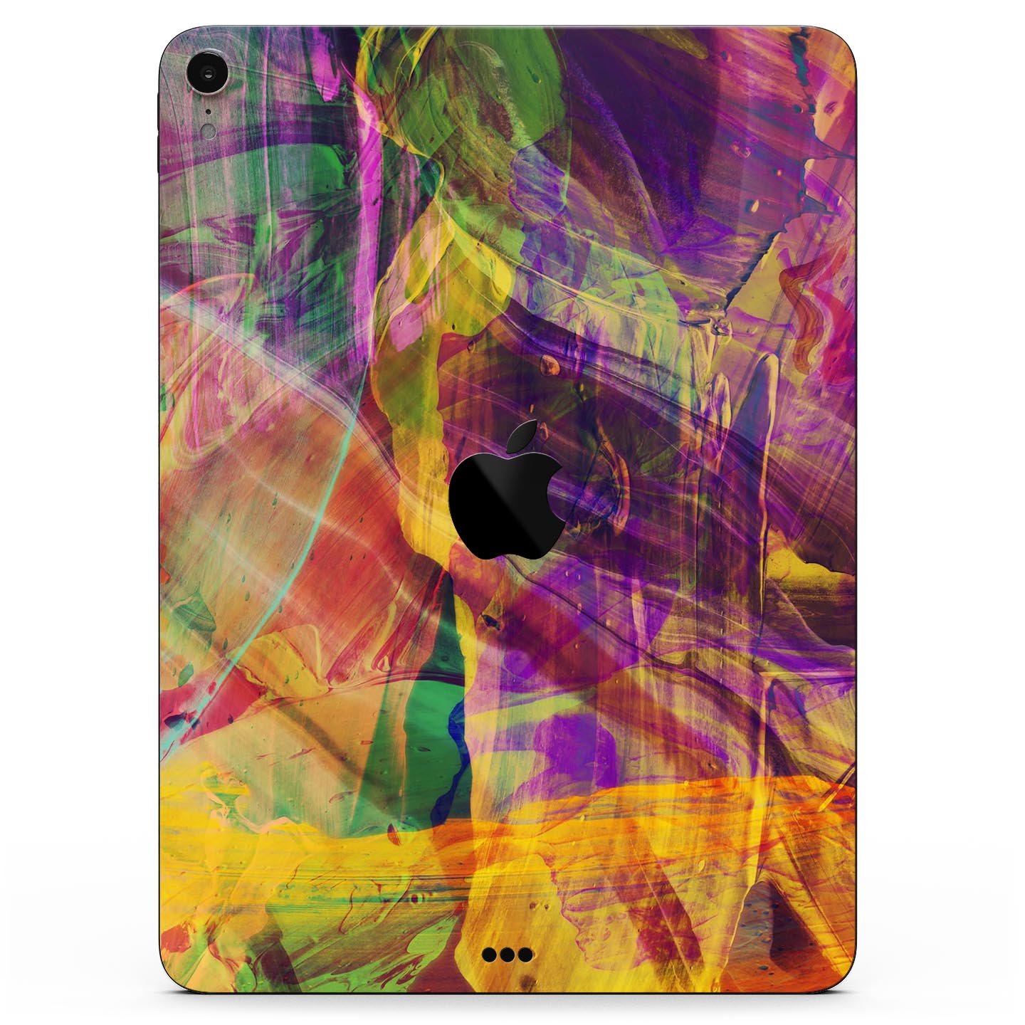 Liquid Abstract Paint Remix V71 full body skin decal for Apple devices, showcasing vibrant abstract design and premium 3M material.