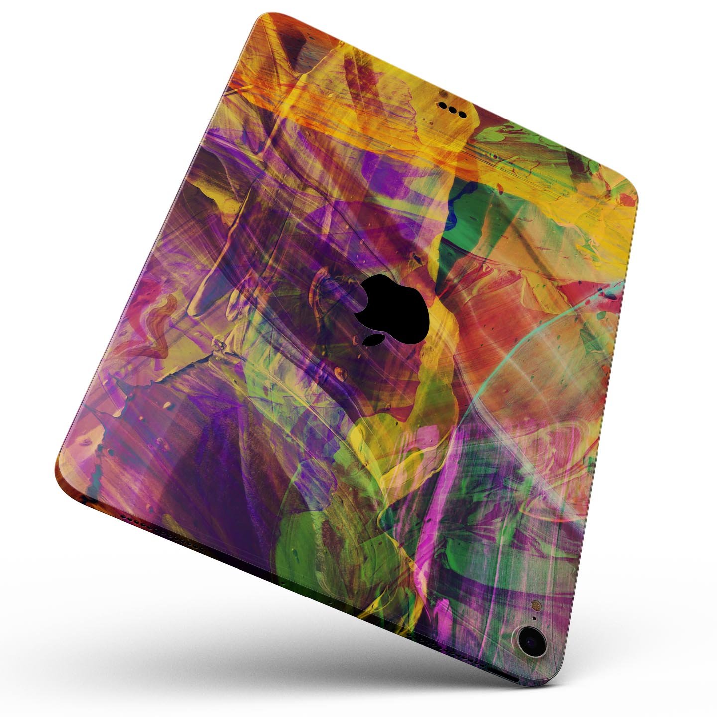 Liquid Abstract Paint Remix V71 full body skin decal for Apple devices, showcasing vibrant abstract design and premium 3M material.