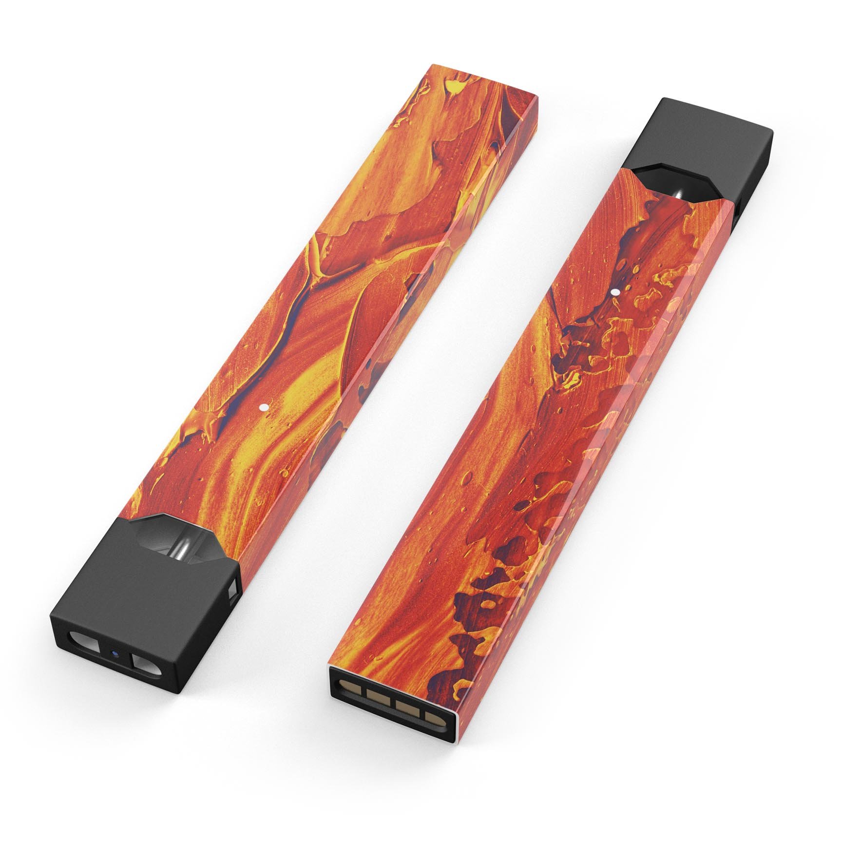 Liquid Abstract Paint Remix V75 skin-wrap for JUUL device, featuring vibrant abstract design and protective lamination.