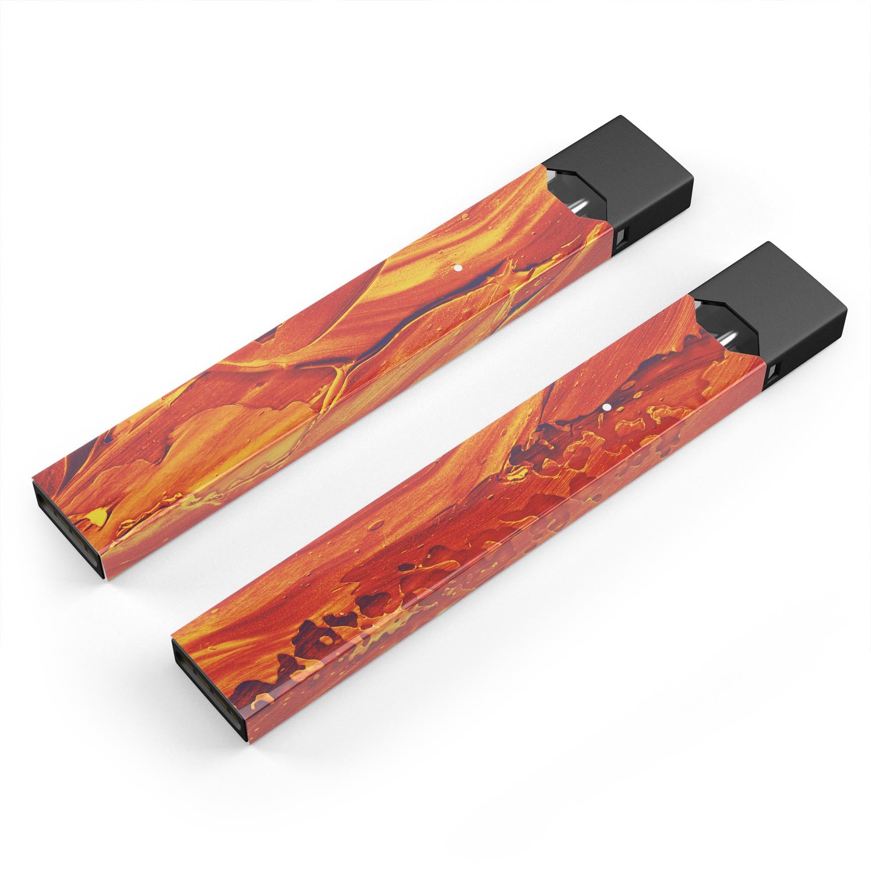 Liquid Abstract Paint Remix V75 skin-wrap for JUUL device, featuring vibrant abstract design and protective lamination.