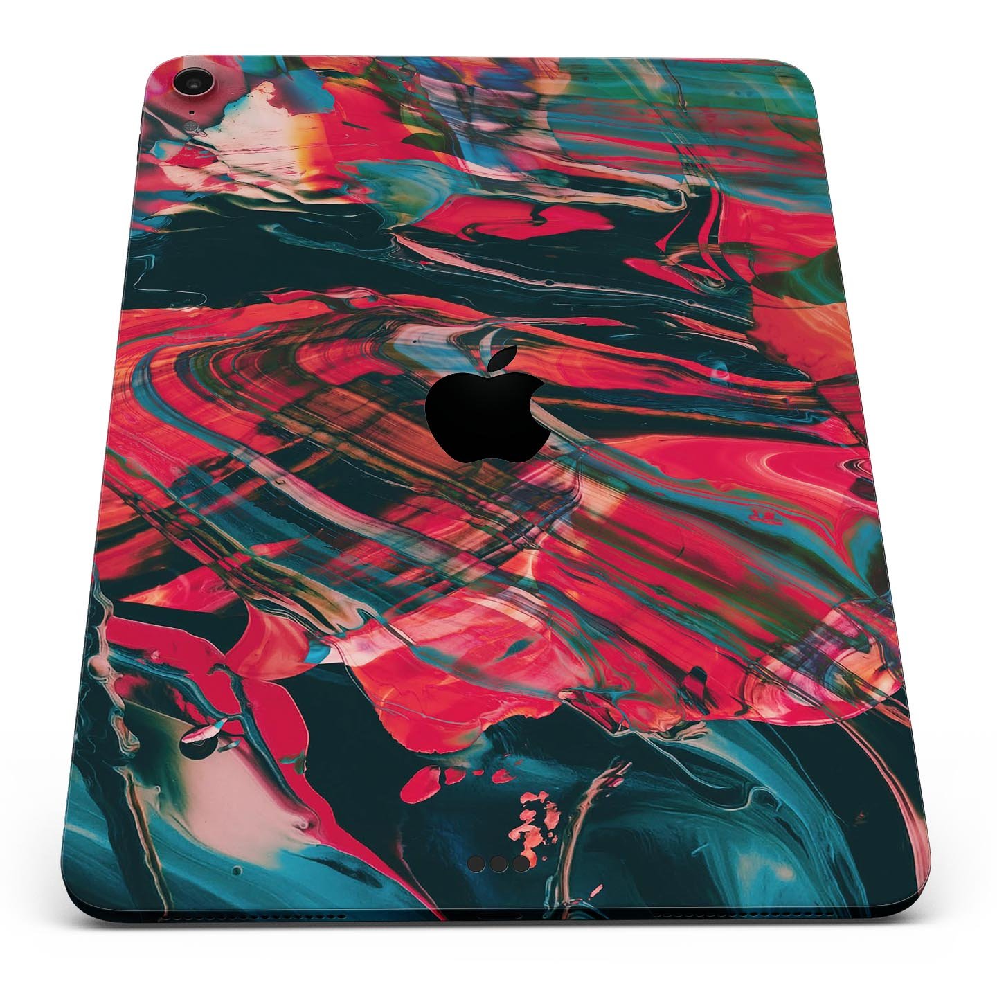 Liquid Abstract Paint Remix V88 full body skin decal for Apple devices, showcasing vibrant colors and sleek design.