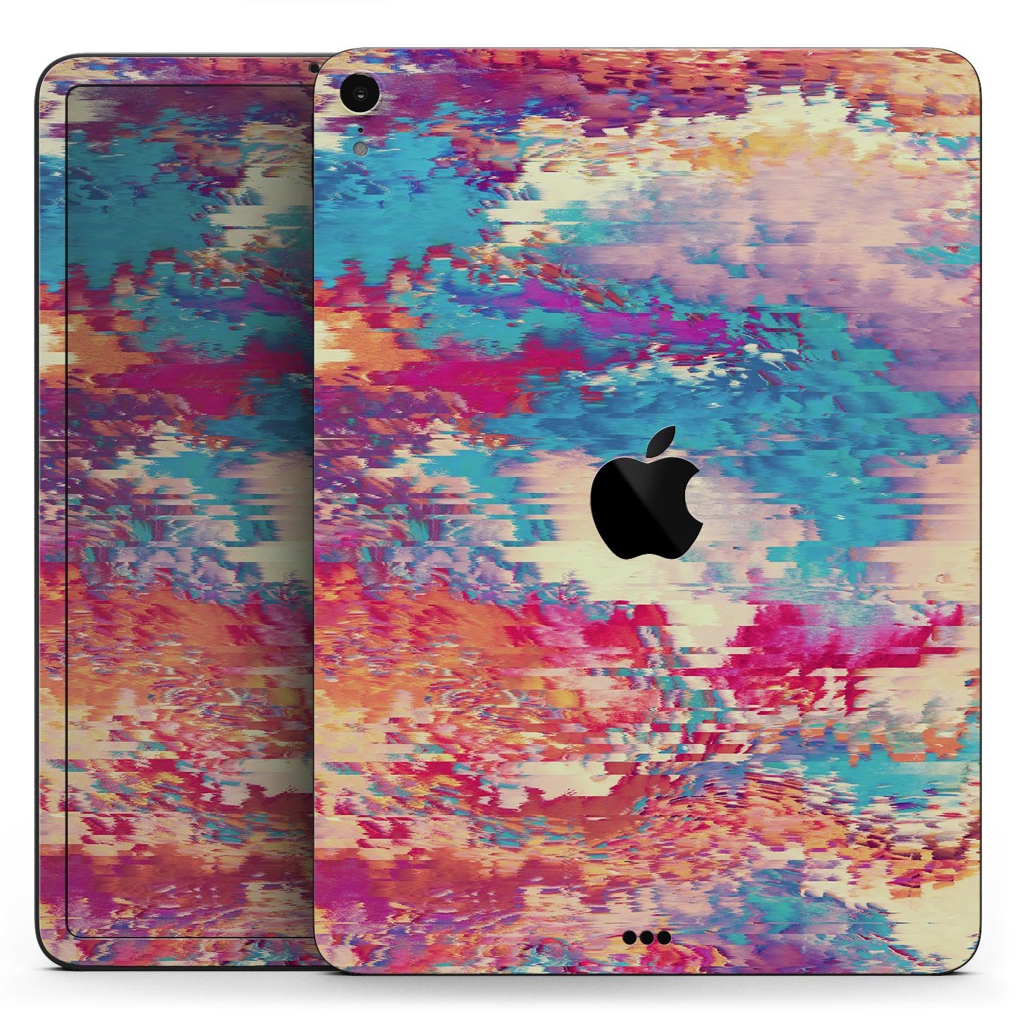 Liquid Abstract Paint Remix V80 skin decal for Apple devices, showcasing vibrant abstract design and premium 3M material.