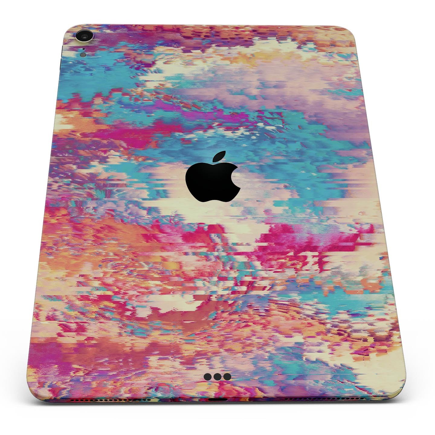 Liquid Abstract Paint Remix V80 skin decal for Apple devices, showcasing vibrant abstract design and premium 3M material.