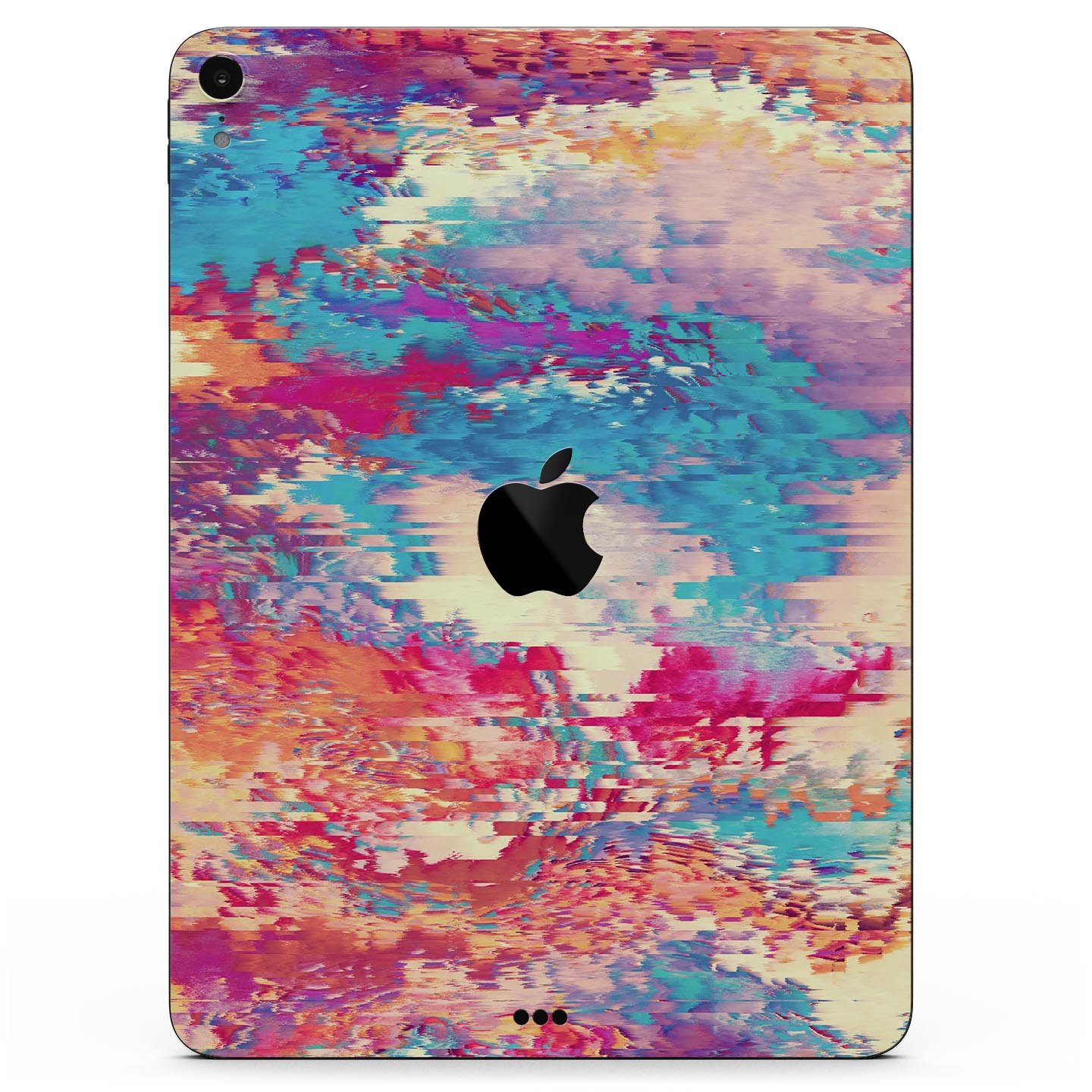 Liquid Abstract Paint Remix V80 skin decal for Apple devices, showcasing vibrant abstract design and premium 3M material.