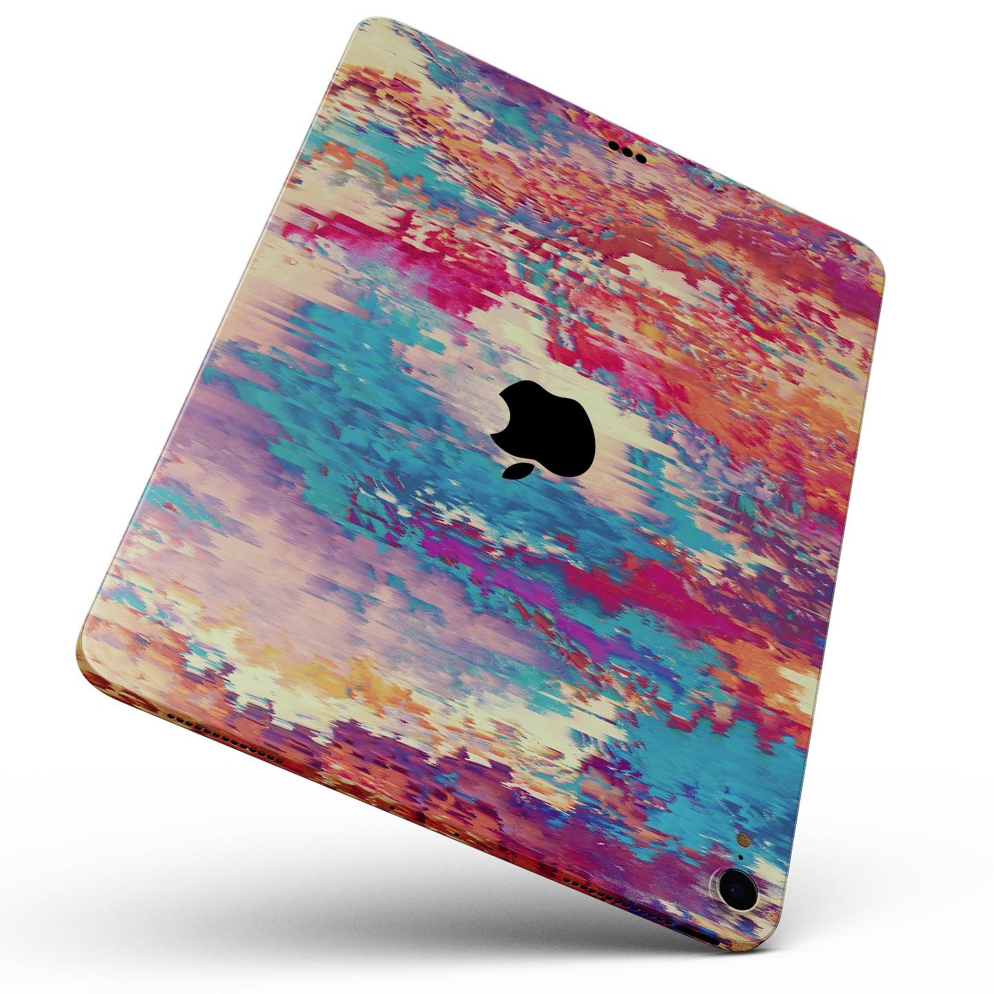 Liquid Abstract Paint Remix V80 skin decal for Apple devices, showcasing vibrant abstract design and premium 3M material.