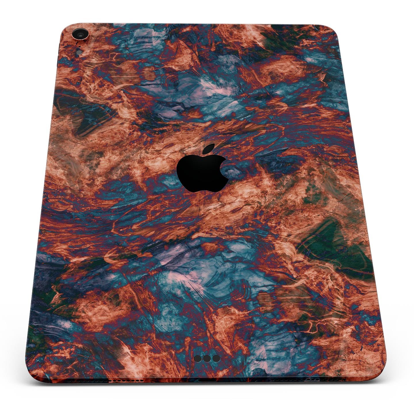 Liquid Abstract Paint Remix V81 skin decal for Apple devices, showcasing vibrant colors and a unique abstract design.