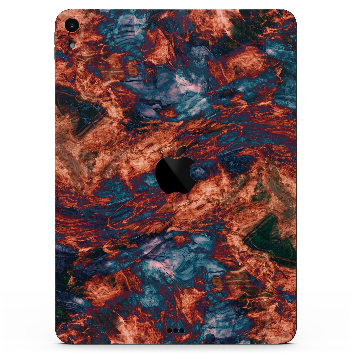 Liquid Abstract Paint Remix V81 skin decal for Apple devices, showcasing vibrant colors and a unique abstract design.