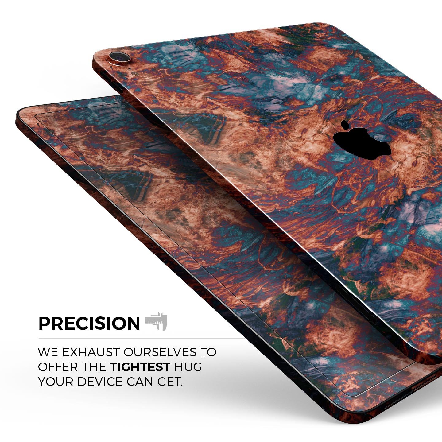 Liquid Abstract Paint Remix V81 skin decal for Apple devices, showcasing vibrant colors and a unique abstract design.