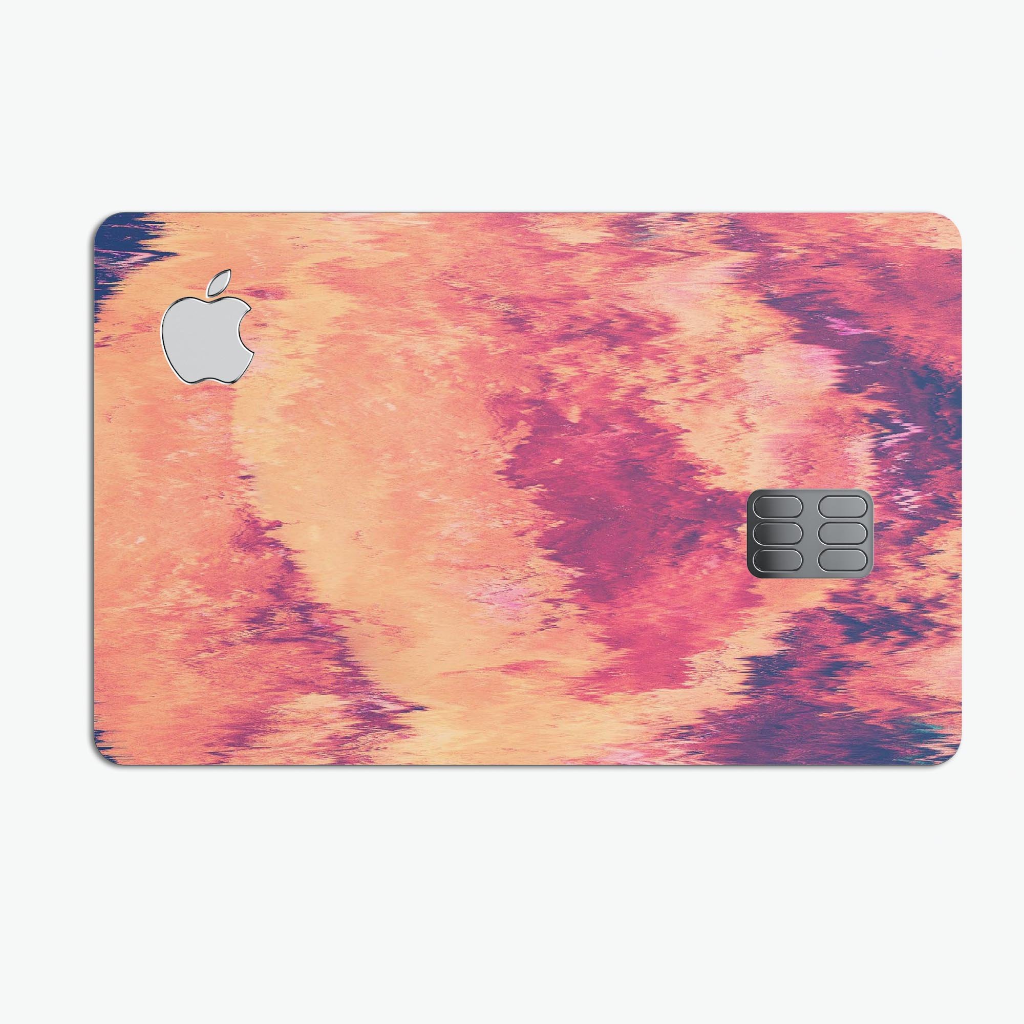 Liquid Abstract Paint Remix V82 skin for Apple Card, showcasing its vibrant abstract design and premium vinyl material.