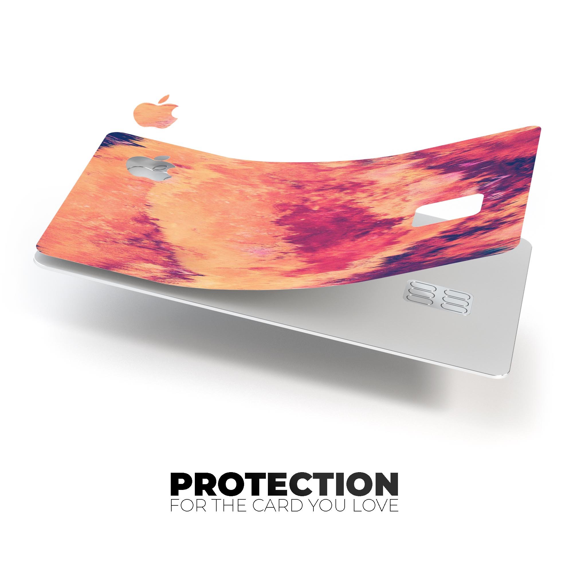 Liquid Abstract Paint Remix V82 skin for Apple Card, showcasing its vibrant abstract design and premium vinyl material.