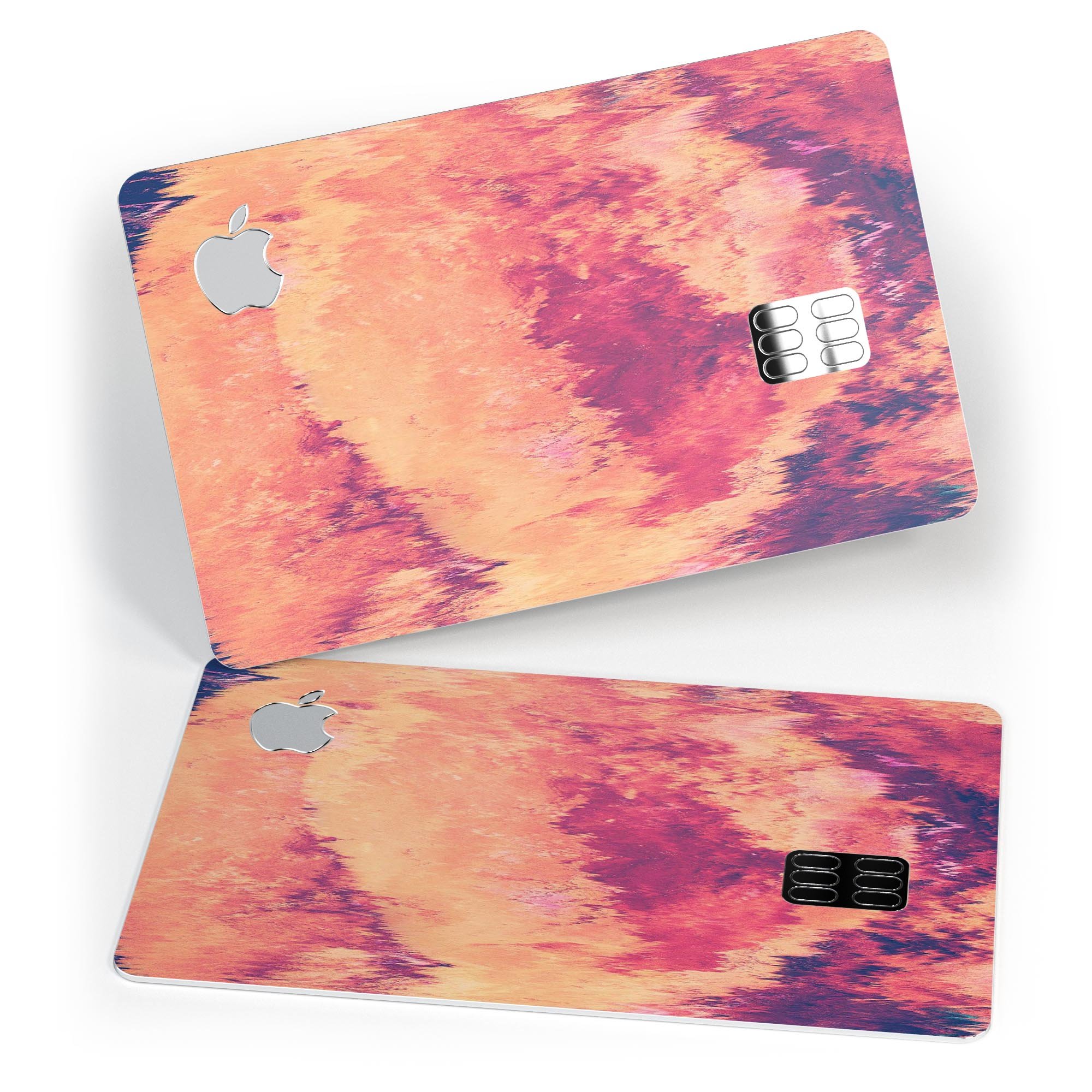 Liquid Abstract Paint Remix V82 skin for Apple Card, showcasing its vibrant abstract design and premium vinyl material.