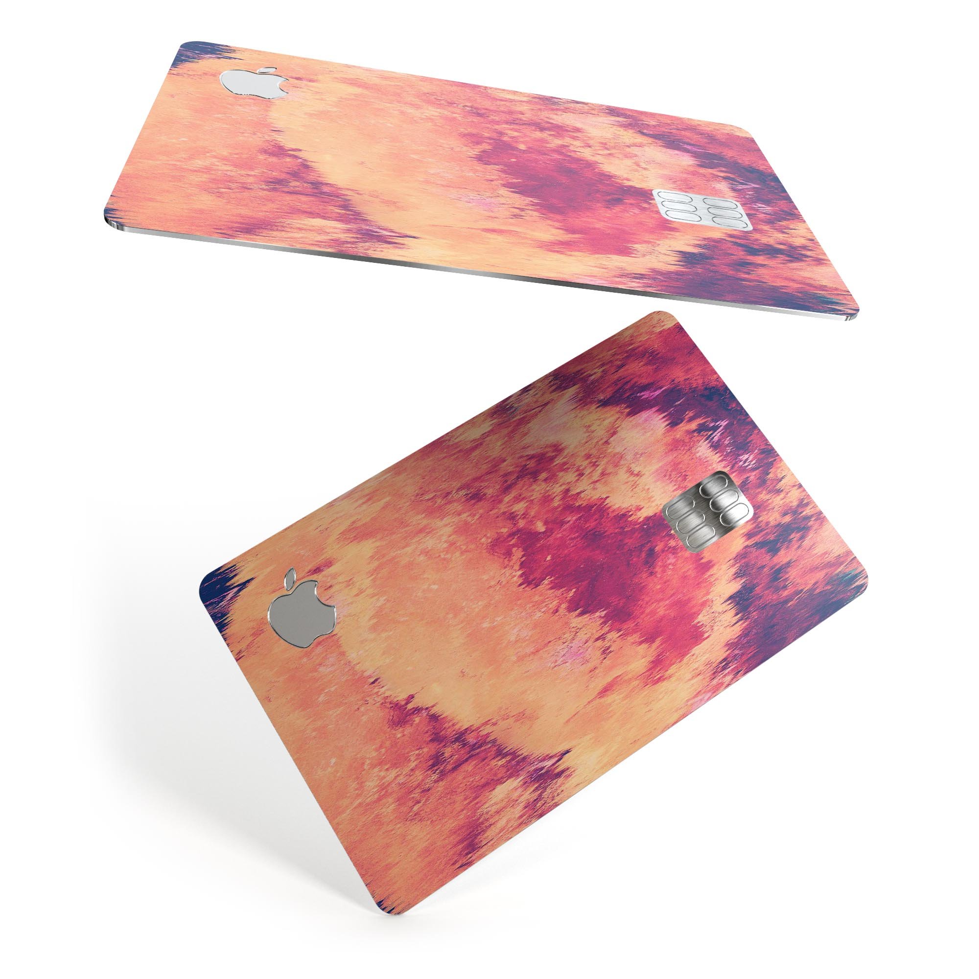 Liquid Abstract Paint Remix V82 skin for Apple Card, showcasing its vibrant abstract design and premium vinyl material.