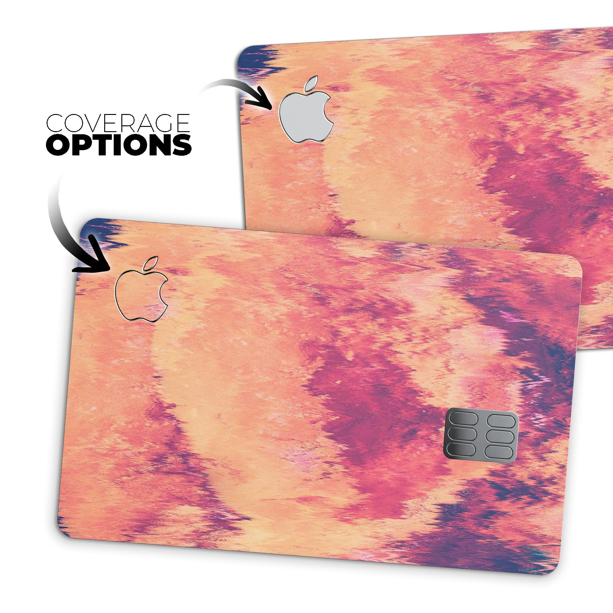 Liquid Abstract Paint Remix V82 skin for Apple Card, showcasing its vibrant abstract design and premium vinyl material.