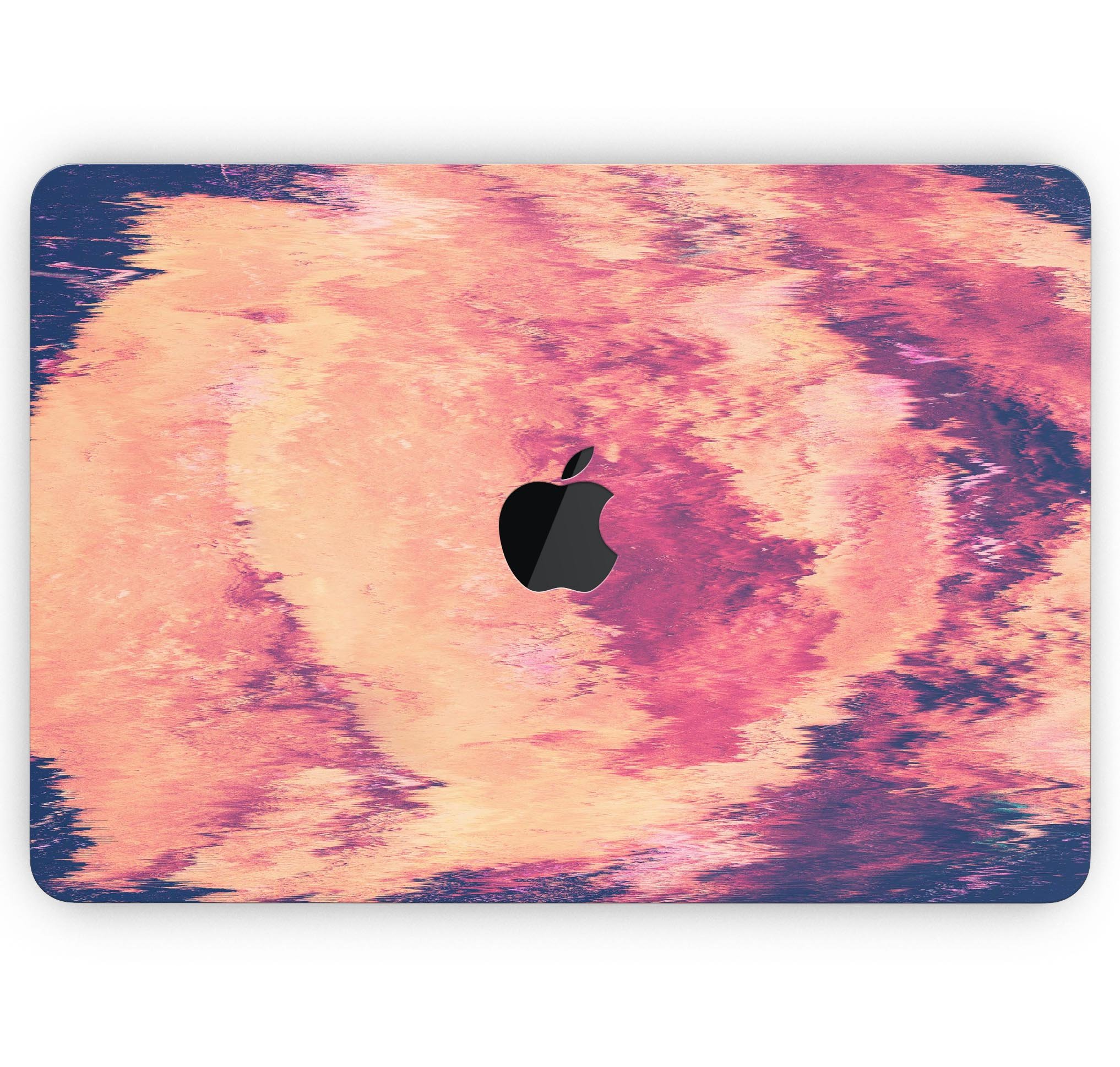 Liquid Abstract Paint Remix V82 skin decal wrap kit for MacBook, showcasing vibrant colors and a sleek design.