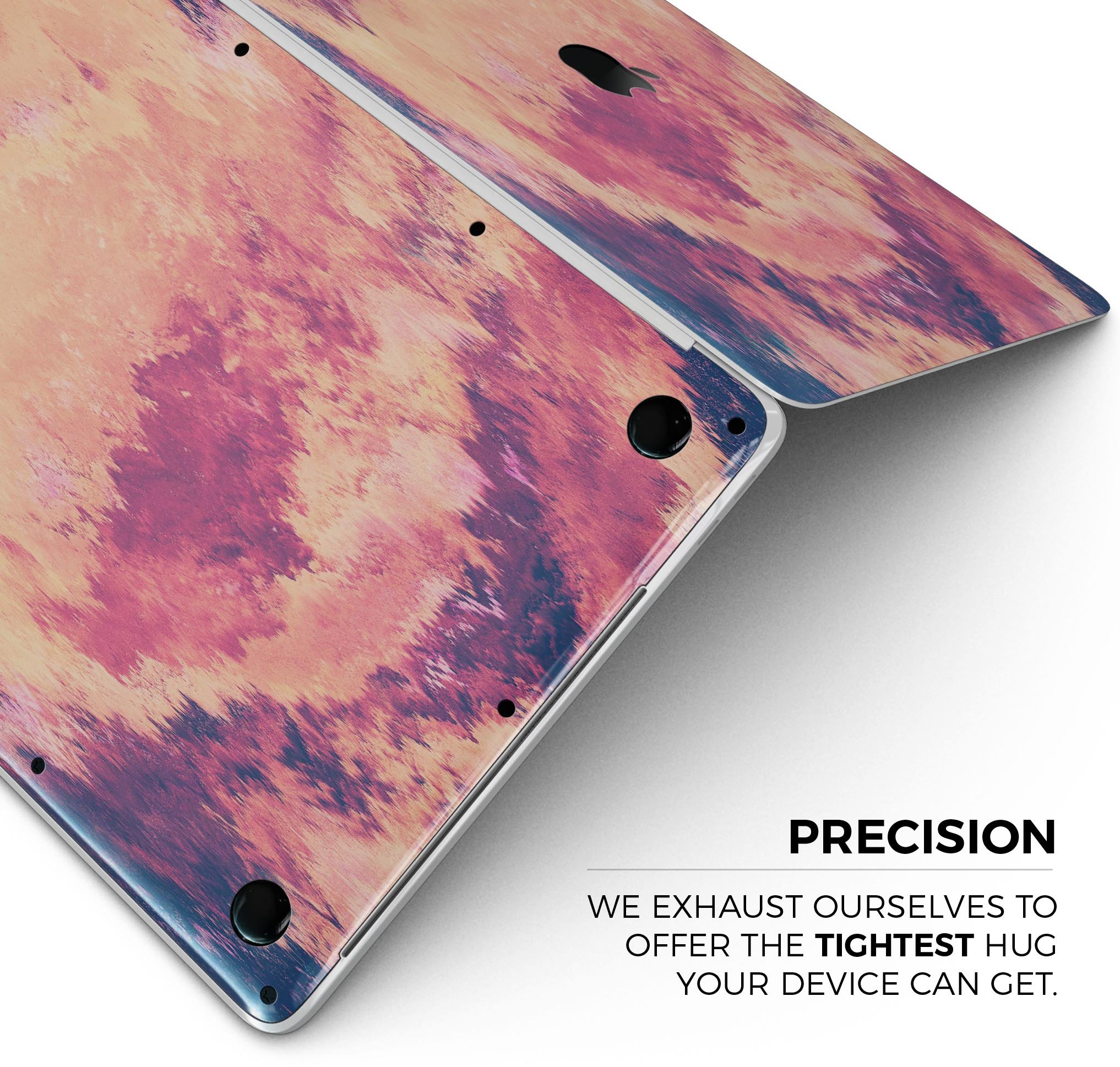 Liquid Abstract Paint Remix V82 skin decal wrap kit for MacBook, showcasing vibrant colors and a sleek design.