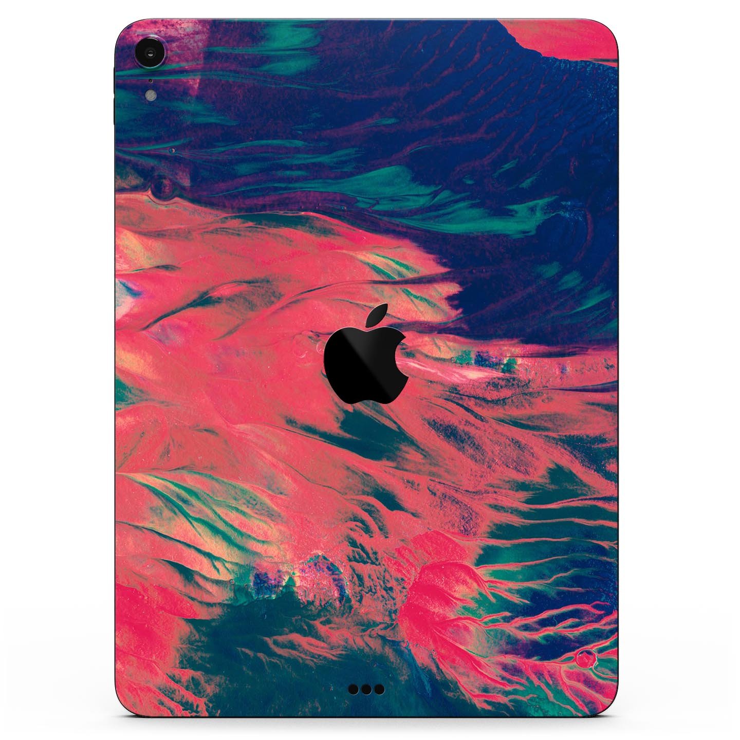 Liquid Abstract Paint Remix V83 skin decal for Apple devices, showcasing vibrant abstract design and premium 3M material.