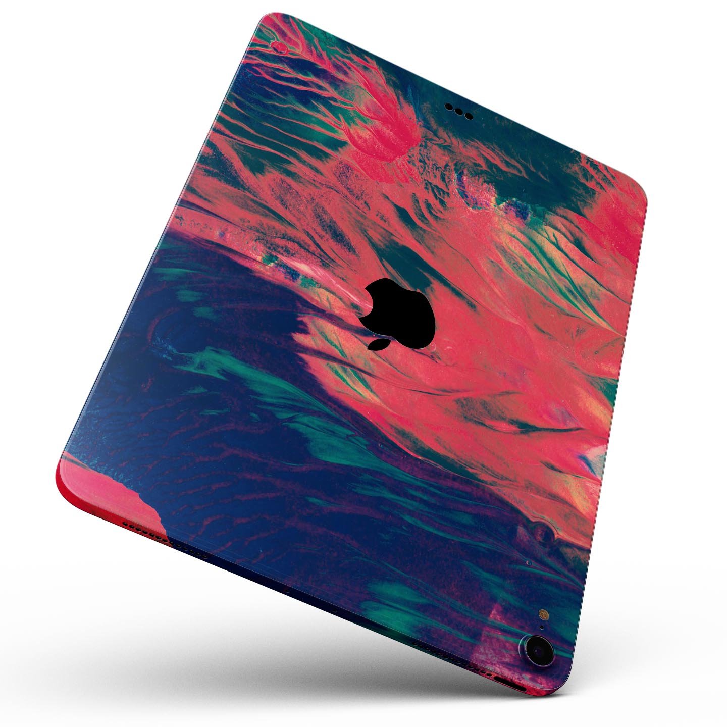 Liquid Abstract Paint Remix V83 skin decal for Apple devices, showcasing vibrant abstract design and premium 3M material.