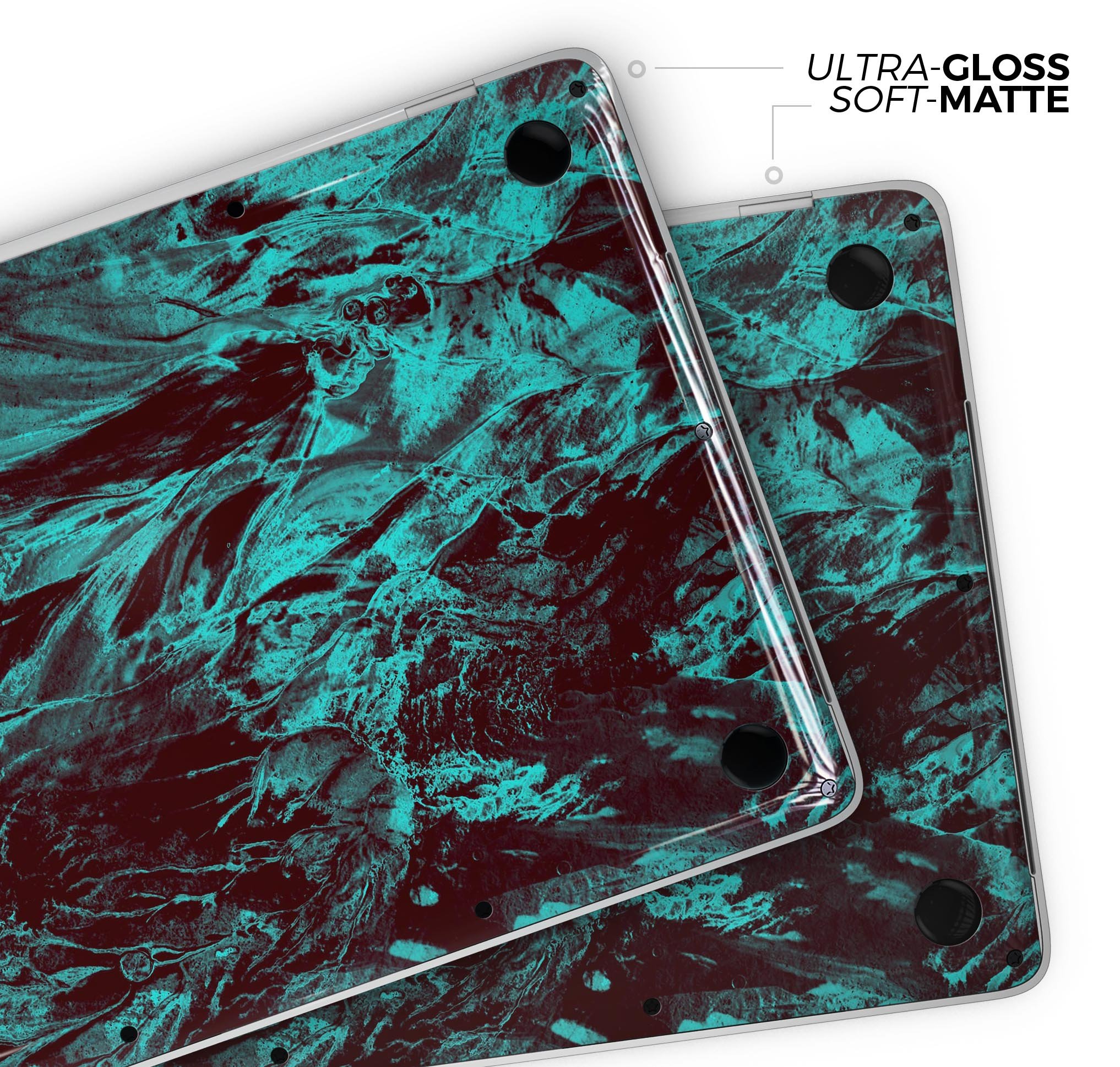 Liquid Abstract Paint Remix V85 skin decal wrap kit for MacBook, showcasing vibrant colors and a sleek design.