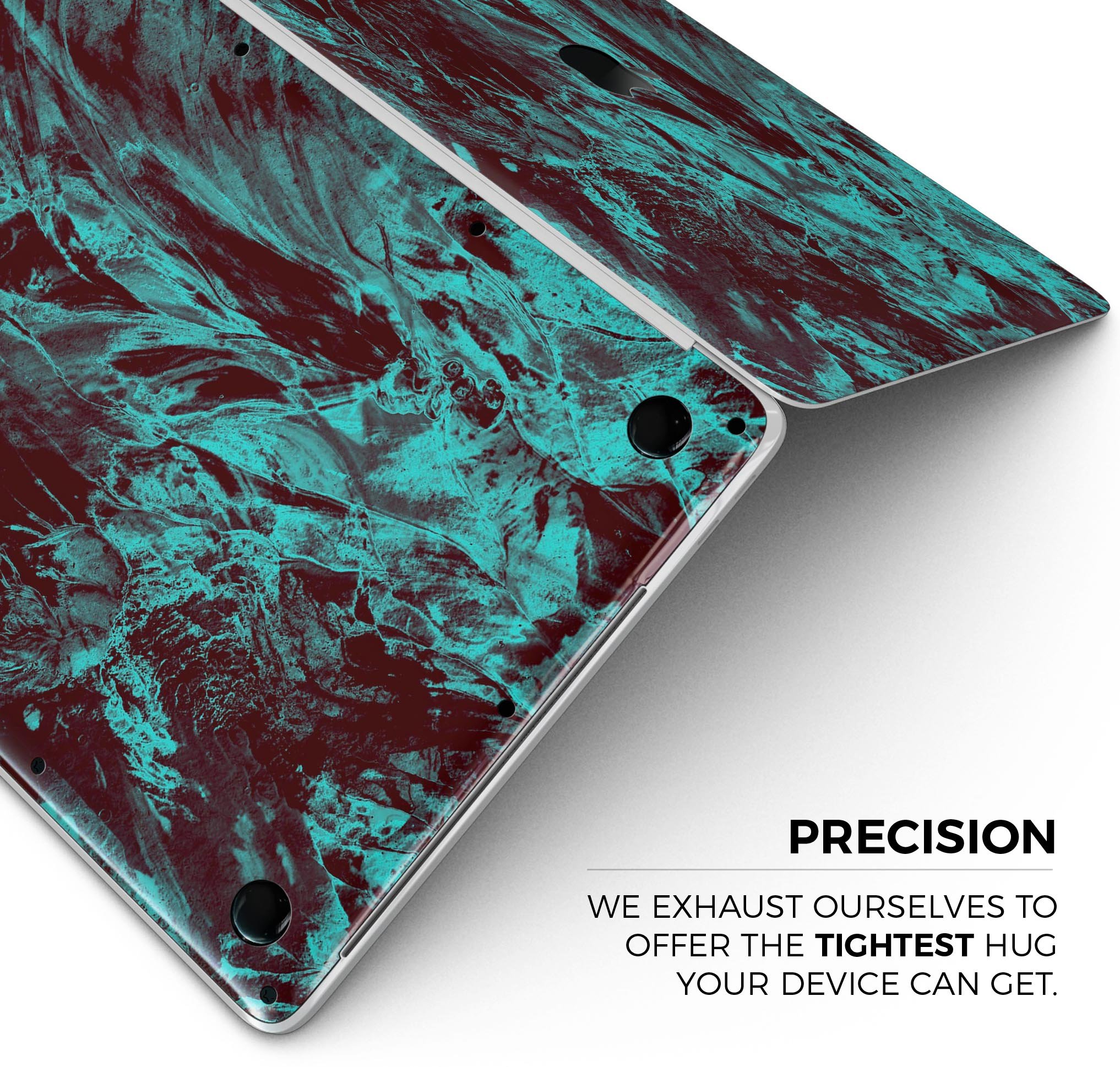 Liquid Abstract Paint Remix V85 skin decal wrap kit for MacBook, showcasing vibrant colors and a sleek design.