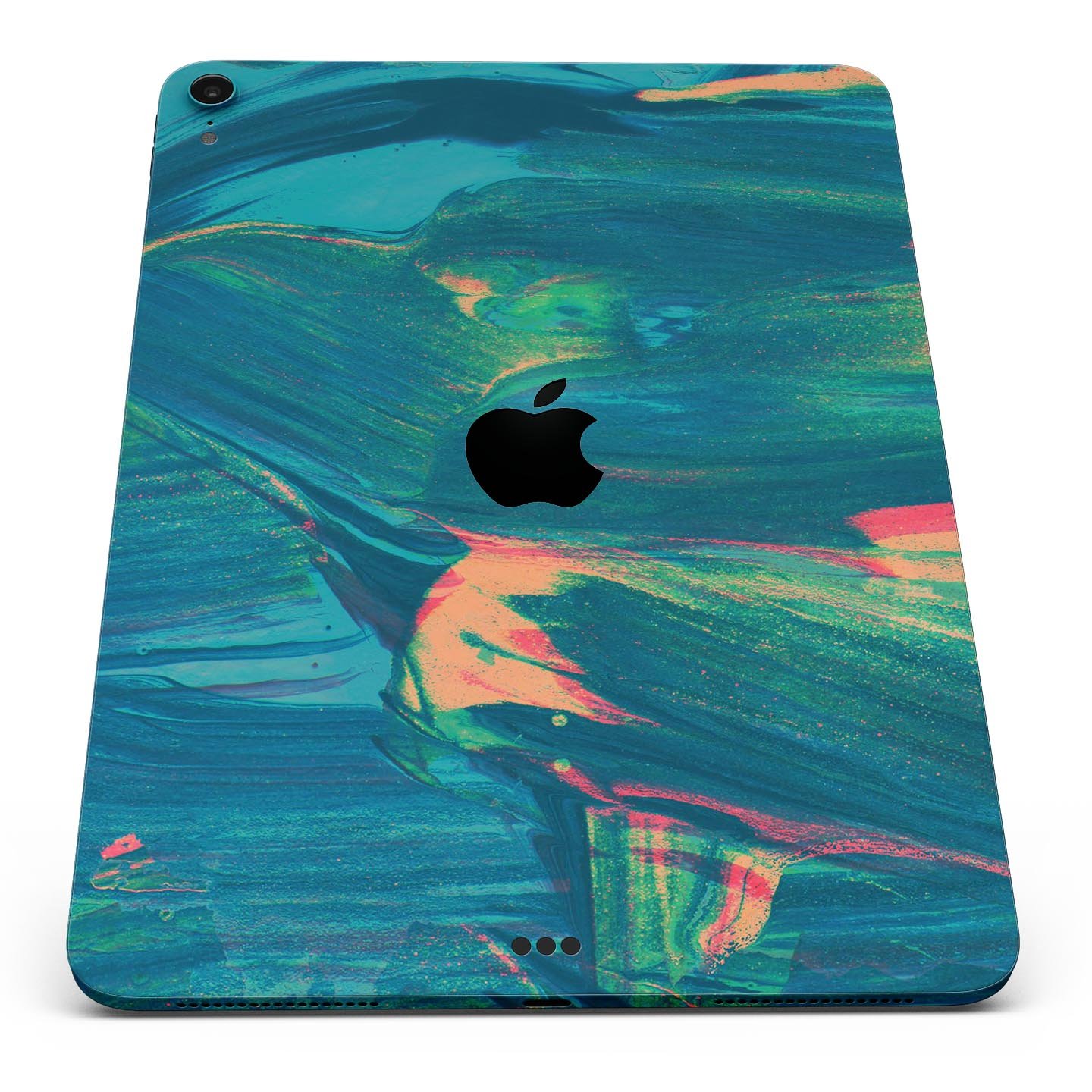 Liquid Abstract Paint Remix V89 full body skin decal for Apple devices, showcasing vibrant abstract design and premium 3M material.