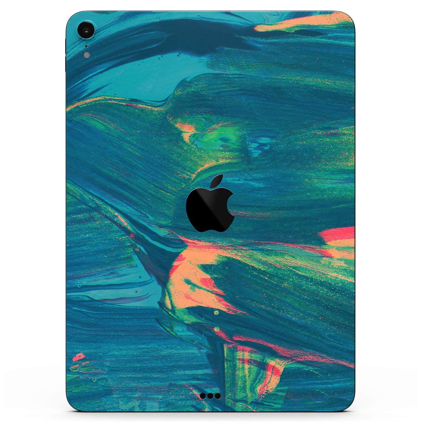 Liquid Abstract Paint Remix V89 full body skin decal for Apple devices, showcasing vibrant abstract design and premium 3M material.