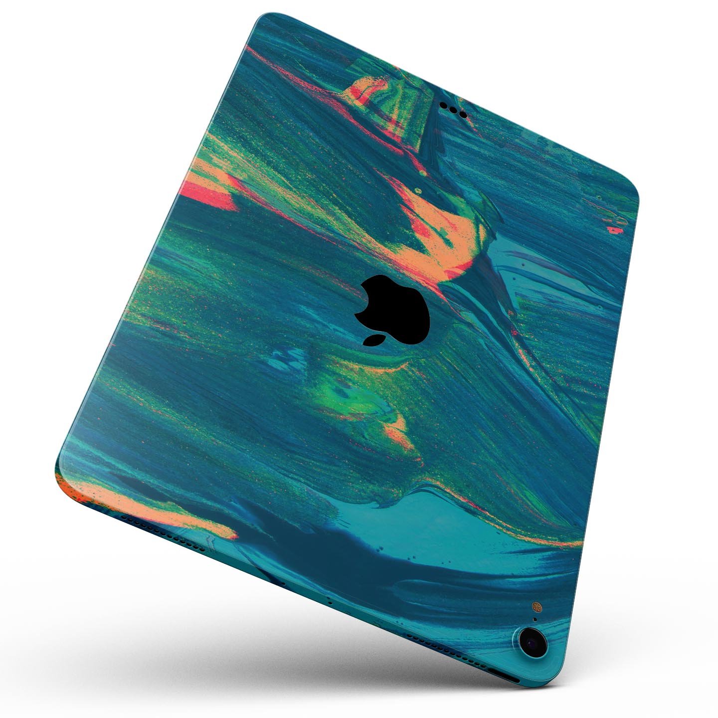 Liquid Abstract Paint Remix V89 full body skin decal for Apple devices, showcasing vibrant abstract design and premium 3M material.