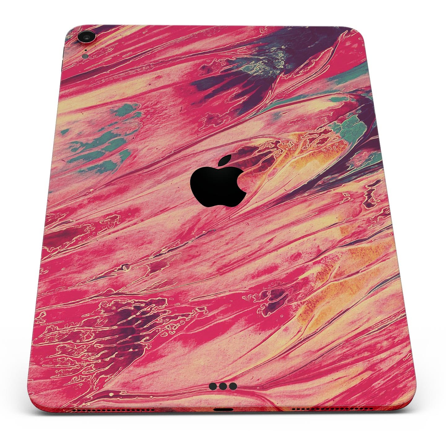 Liquid Abstract Paint Remix V96 skin decal for Apple devices, showcasing vibrant abstract design and premium 3M material.