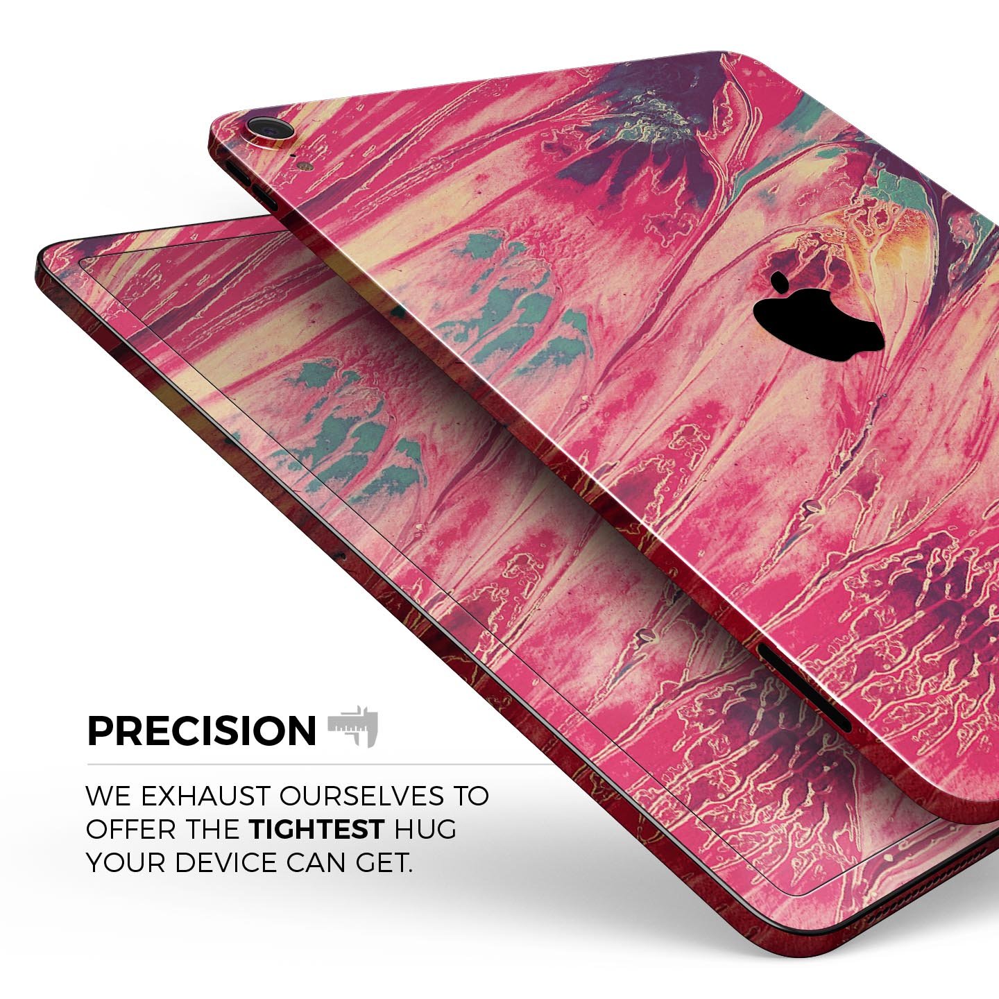 Liquid Abstract Paint Remix V96 skin decal for Apple devices, showcasing vibrant abstract design and premium 3M material.