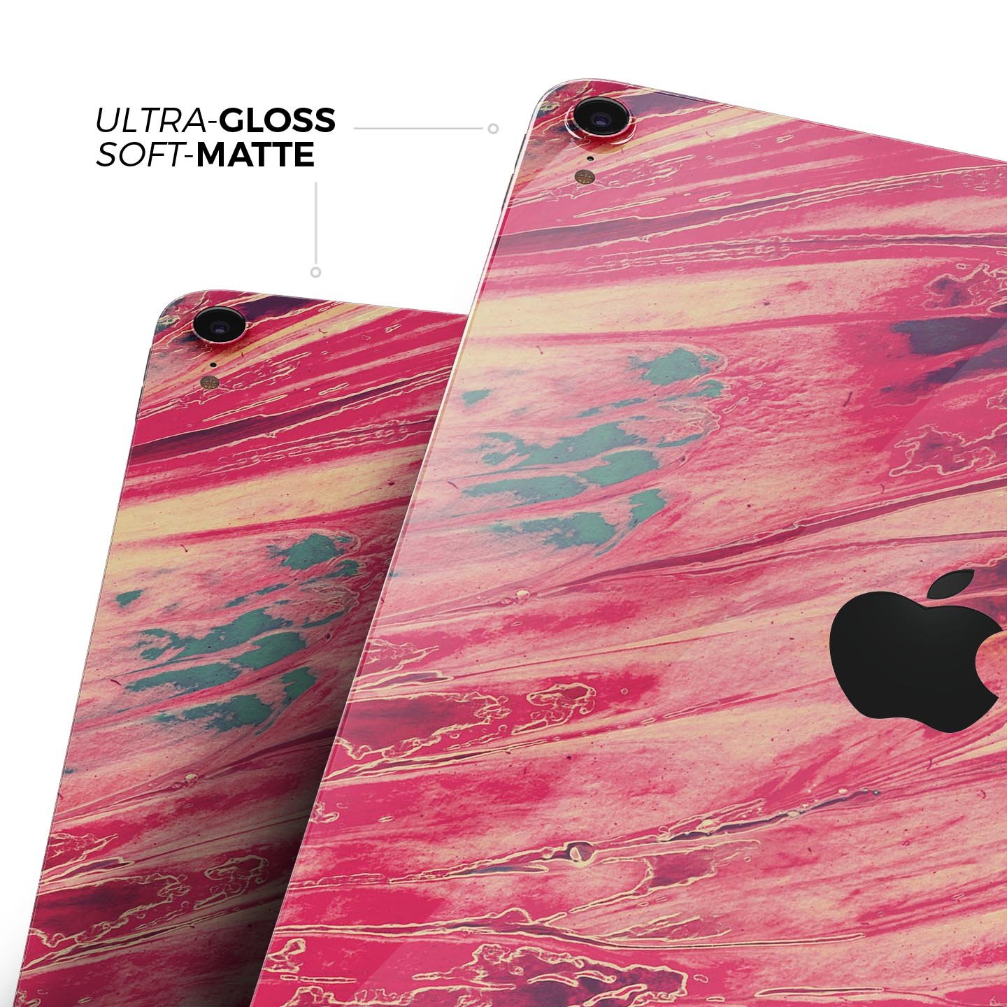 Liquid Abstract Paint Remix V96 skin decal for Apple devices, showcasing vibrant abstract design and premium 3M material.