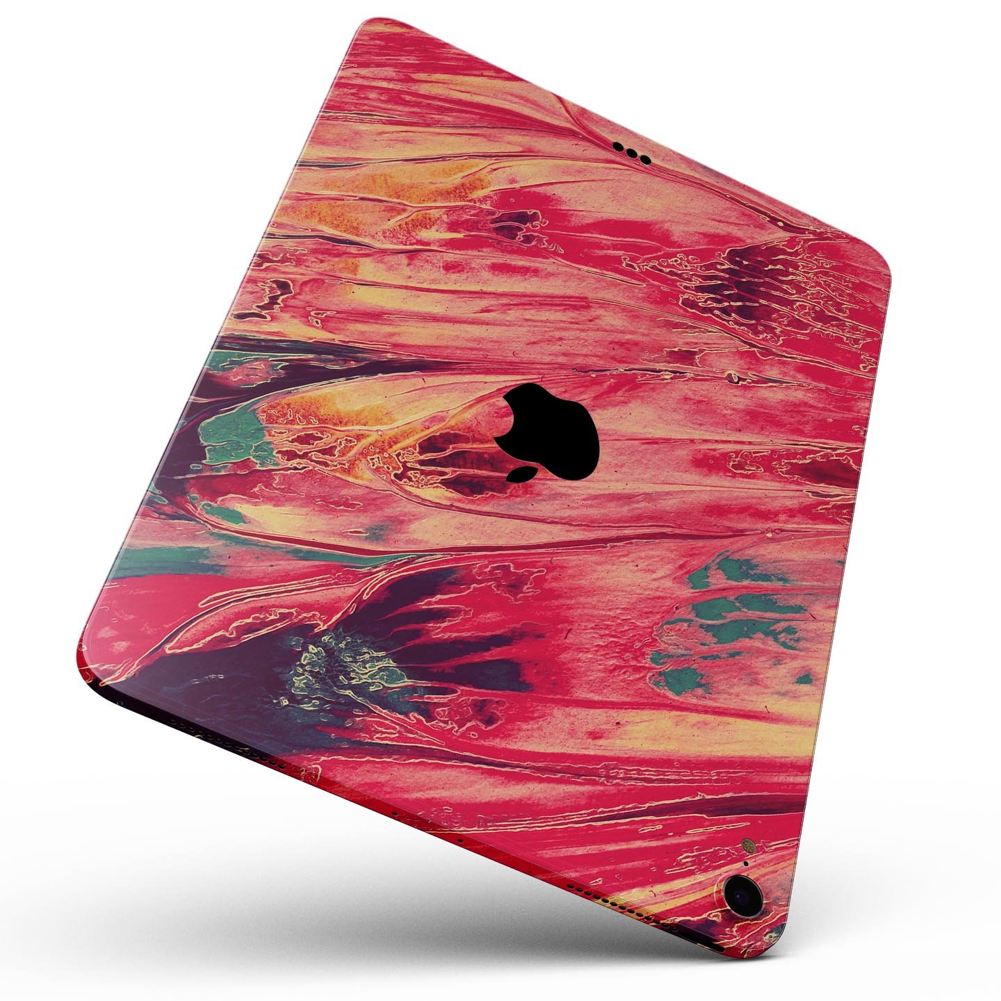 Liquid Abstract Paint Remix V96 skin decal for Apple devices, showcasing vibrant abstract design and premium 3M material.