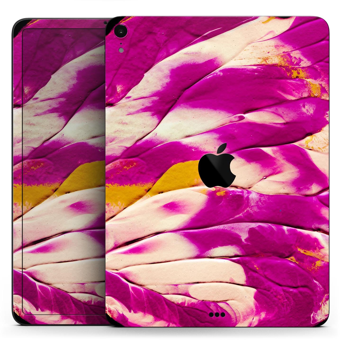 Liquid Abstract Paint V15 skin decal for Apple iPad, showcasing vibrant abstract design and premium 3M material.