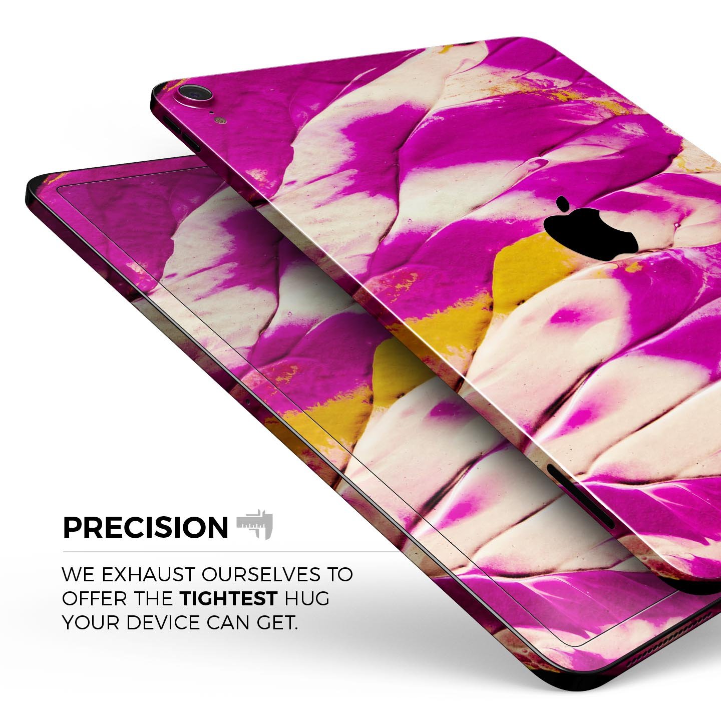 Liquid Abstract Paint V15 skin decal for Apple iPad, showcasing vibrant abstract design and premium 3M material.